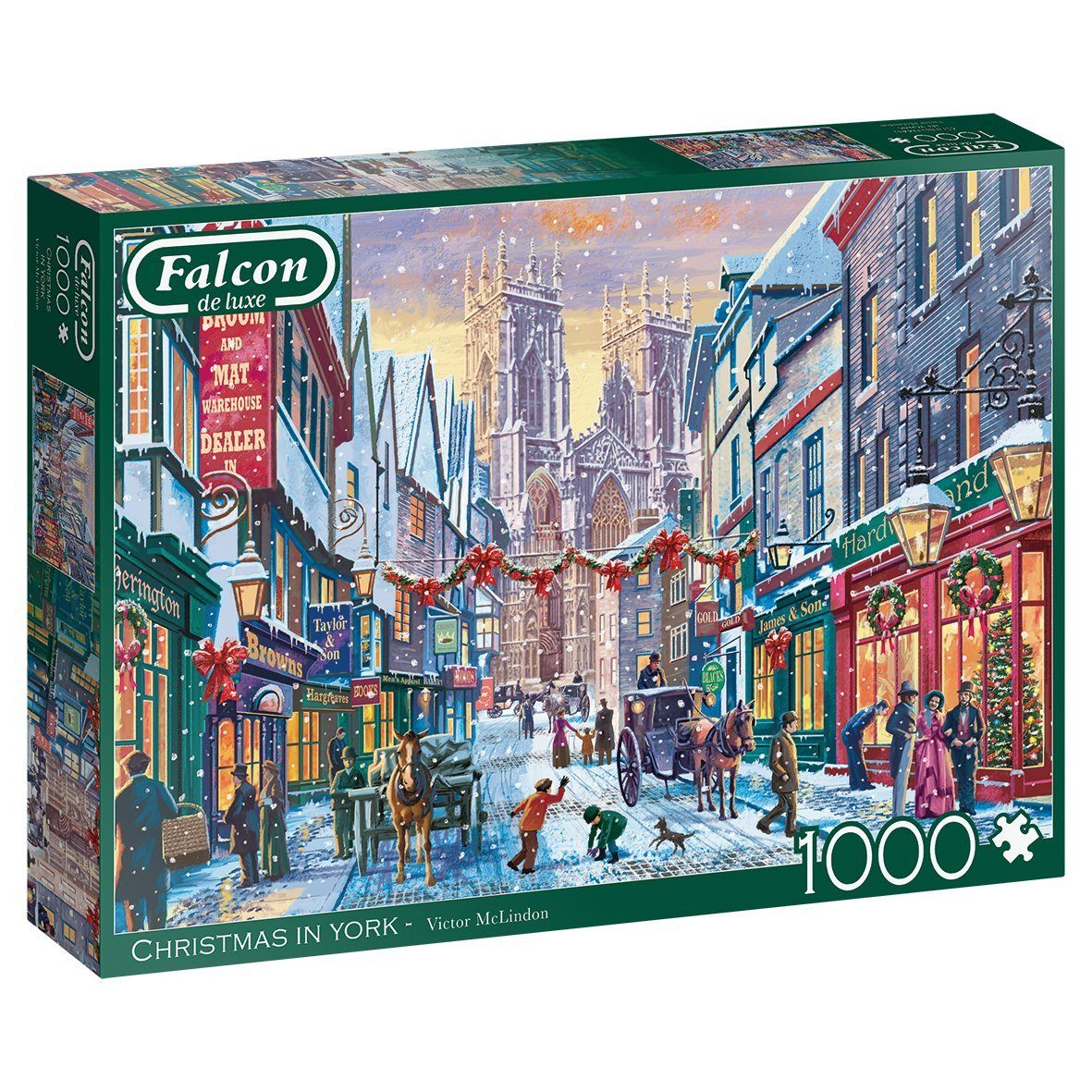 Jumbo Spiele Puzzle Christmas in York 1000 Teile Puzzle, 1000 Puzzleteile, günstig online kaufen