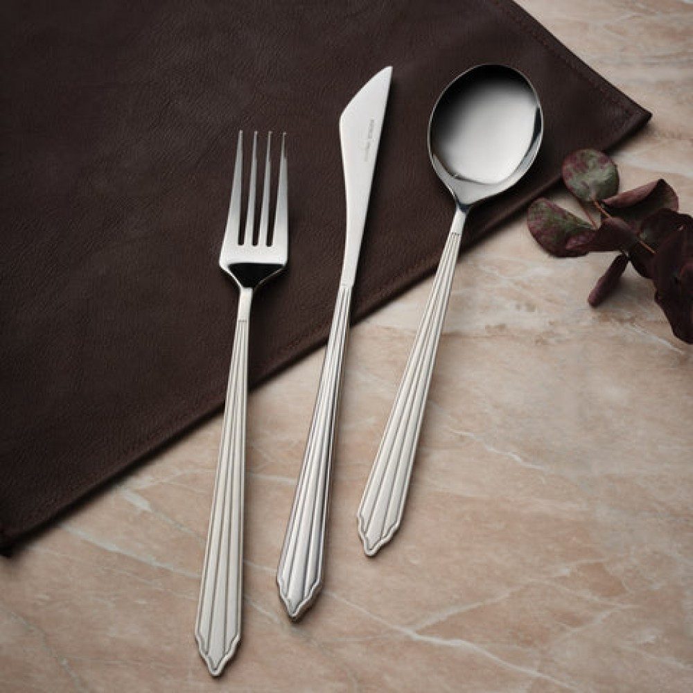 Karaca Besteck-Set Karaca Rebellion Besteckset 84-teilig aus Edelstahl, Silber