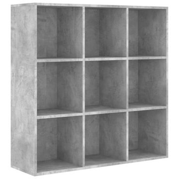 vidaXL Bücherregal Bücherregal Betongrau 98x29x97,5 cm Holzwerkstoff, 1-tlg.