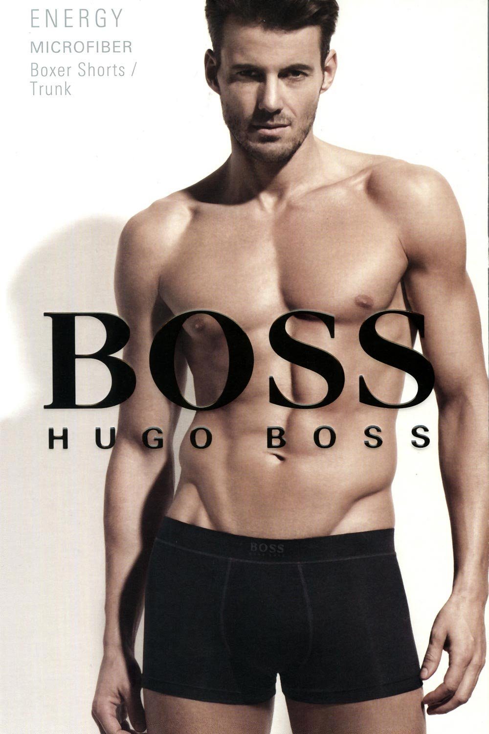 BOSS Trunk Energy (1-St) Herren Boxer Shorts Trunk Premium Microfiber