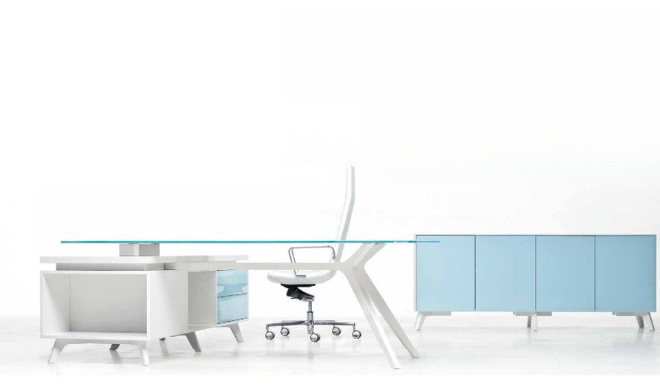 JVmoebel Eckschreibtisch Eckschreibtisch aus Holz in modernem Design von Frezza (1-St., 1 Eckschreibtisch), Made in Europa