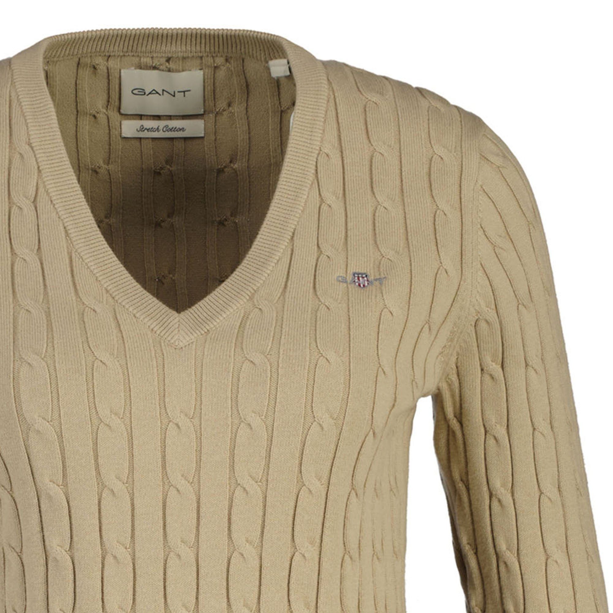 Gant Sweater Damen Strickpullover Baumwolle