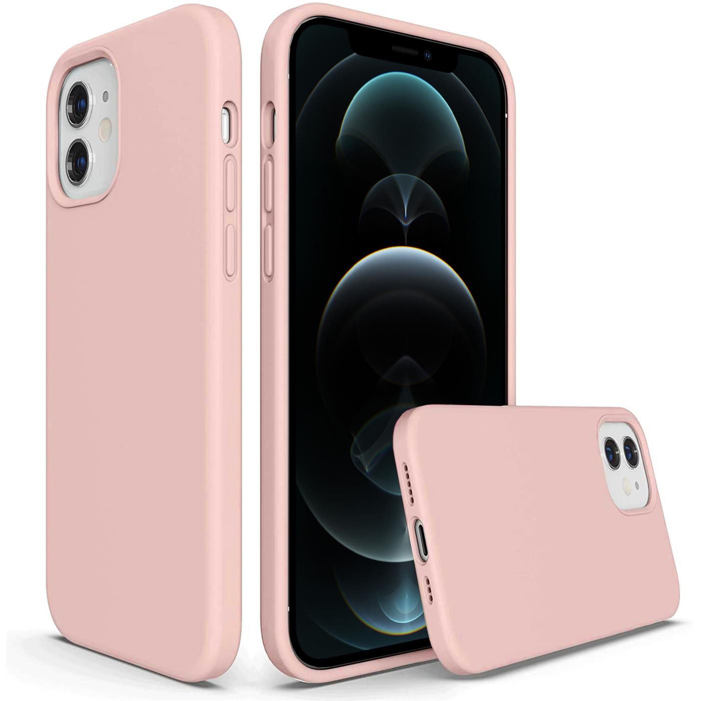 CoolGadget Handyhülle Silikon Colour Series Slim Case für Apple iPhone 12, iPhone 12 Pro 6,1 Zoll, Hülle weich Handy Cover für iPhone 12 / 12 Pro Schutzhülle