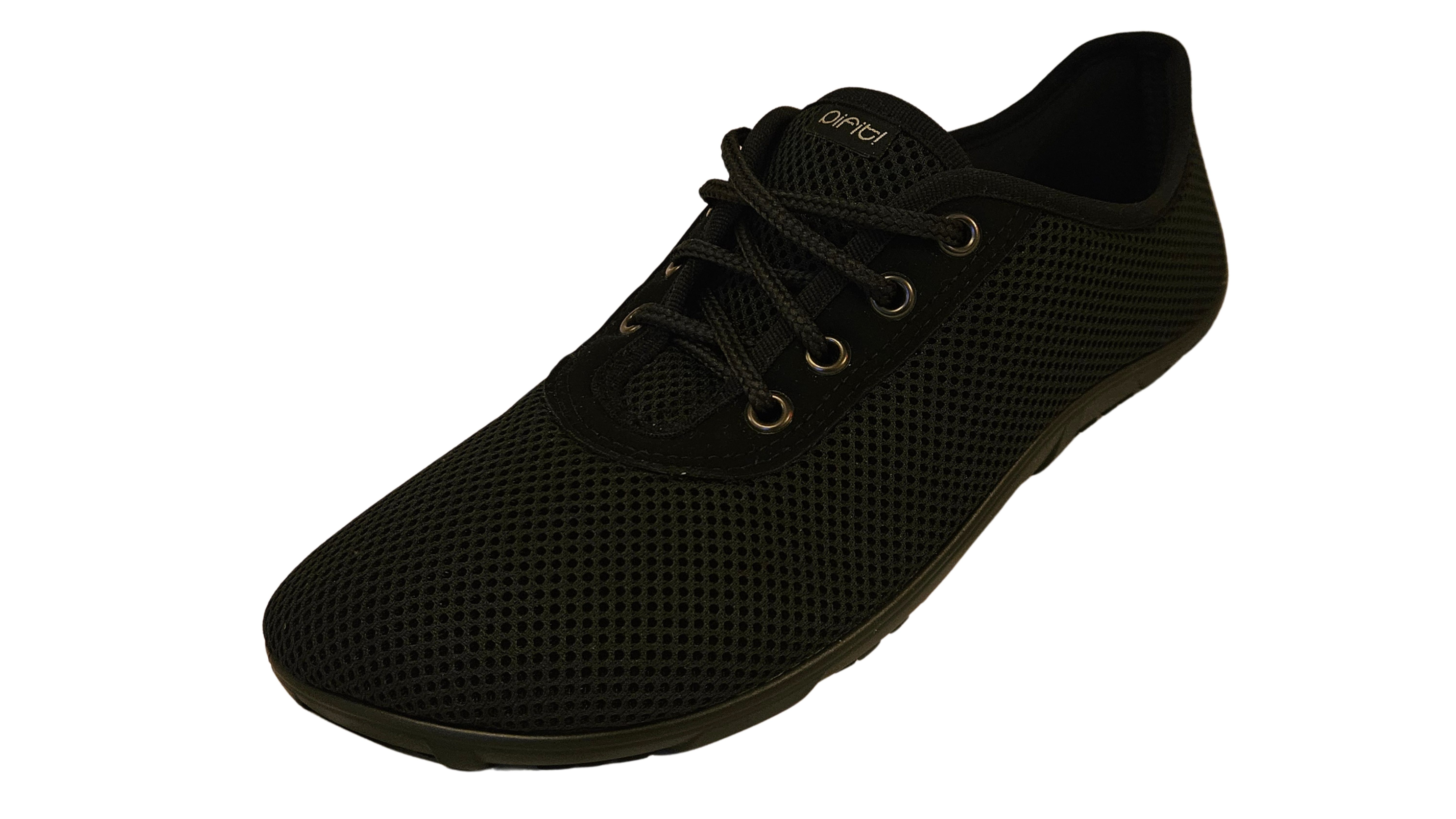 pifit! Sneaker "move", Stretch, Mesh, schwarz, 32031 Barfußschuh leichtfüßig durch Frühling und Sommer