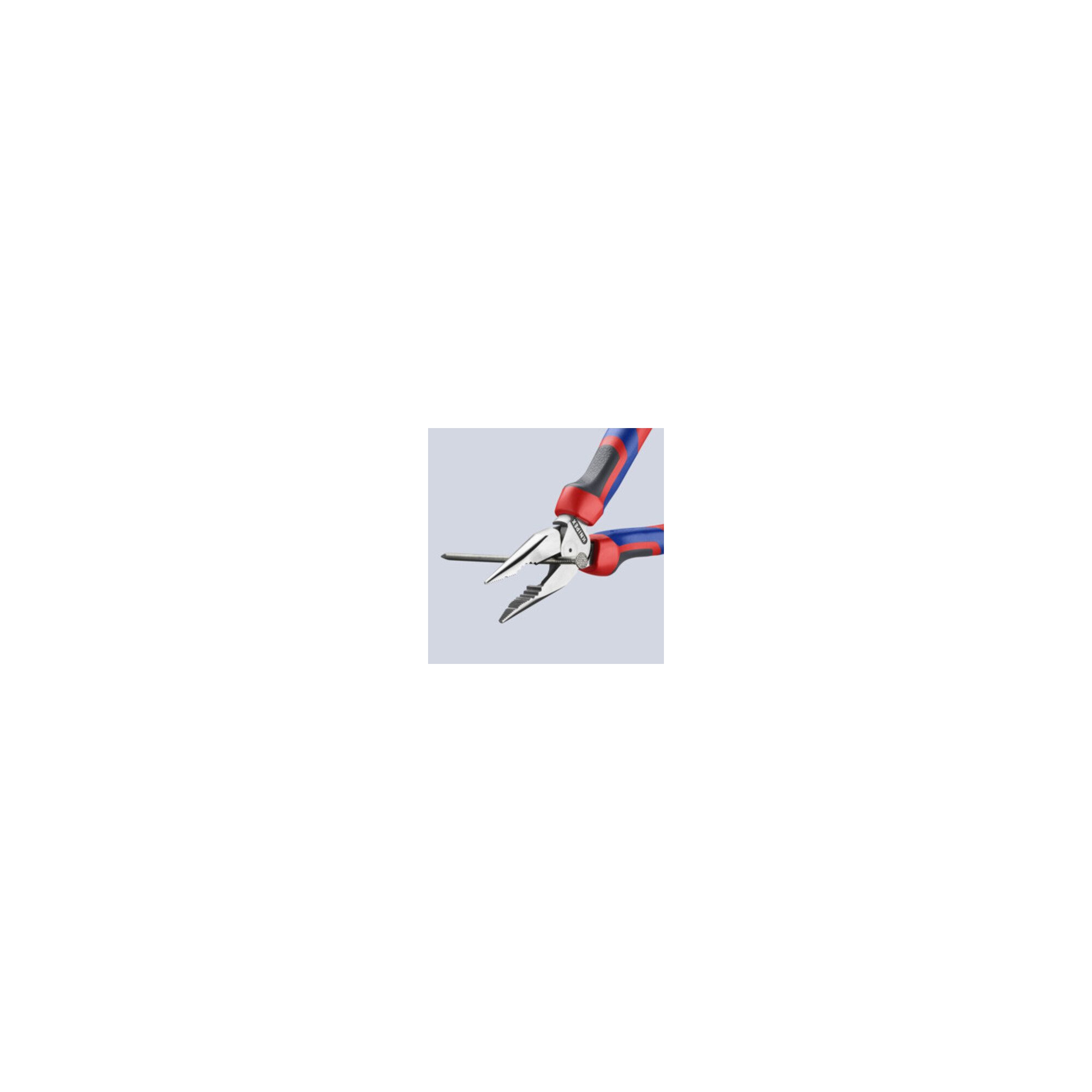 Knipex Kombizange KNIPEX 08 22 185 Spitz-Kombizange mit Comfort-Griffen schwarz atrament