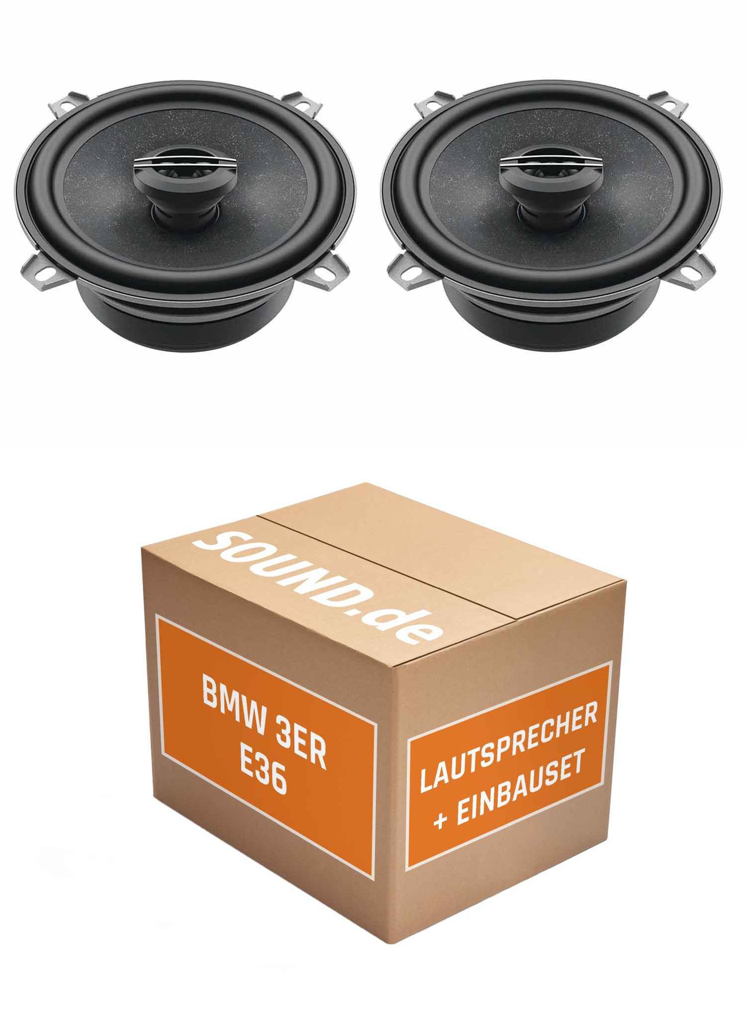 JUST SOUND best choice for caraudio Lautsprecher Heckablage Hertz CX 130 für BMW 3er E36 Compact 150W Auto-Lautsprecher (50 W)