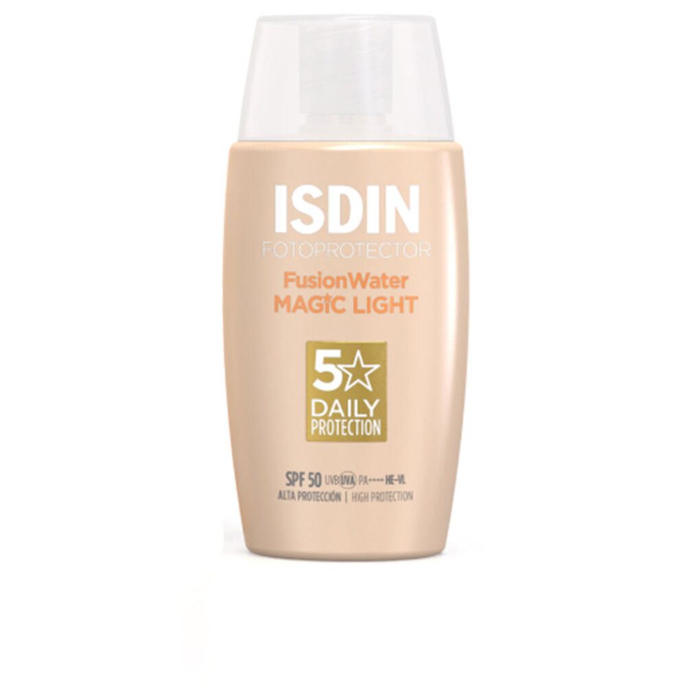 Isdin Sonnenschutzcreme Fusion Water Farbe Light SPF50