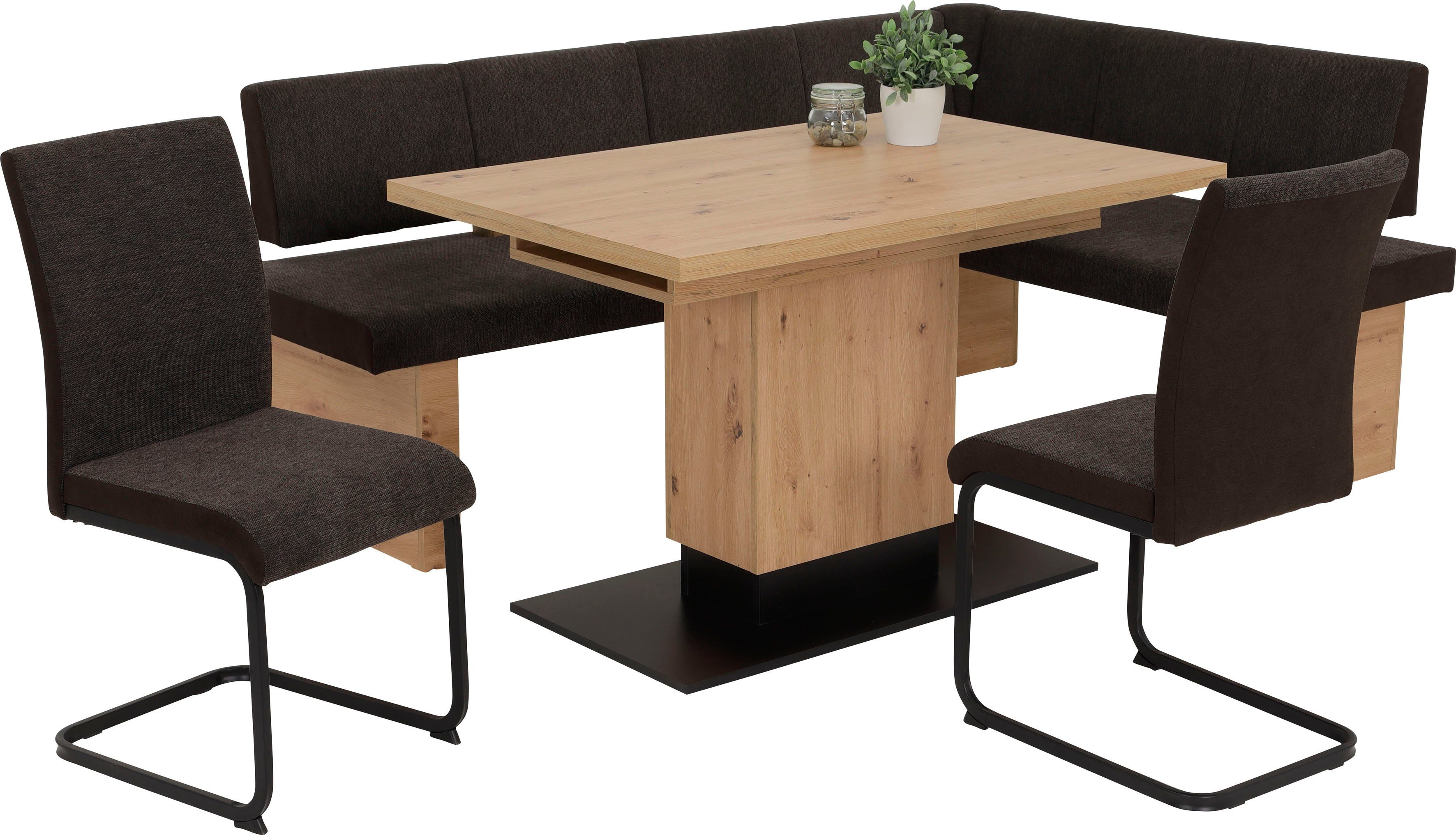 HELA Säulen-Esstisch Lorena T, ausziehbar 120-180 günstig online kaufen