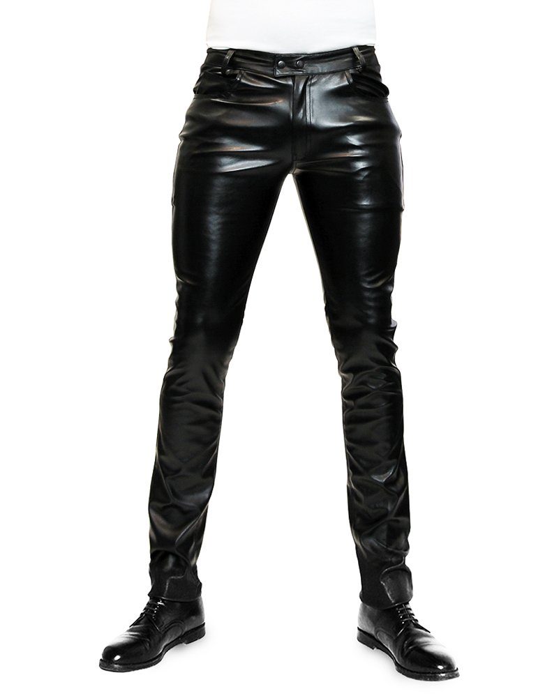 BOCKLE Lederhose »Bockle® Faux Leather Stretch Kunstlederhose Sexy keine  echte Lederhose Lederjeans Leder Röhre Skinny« online kaufen | OTTO