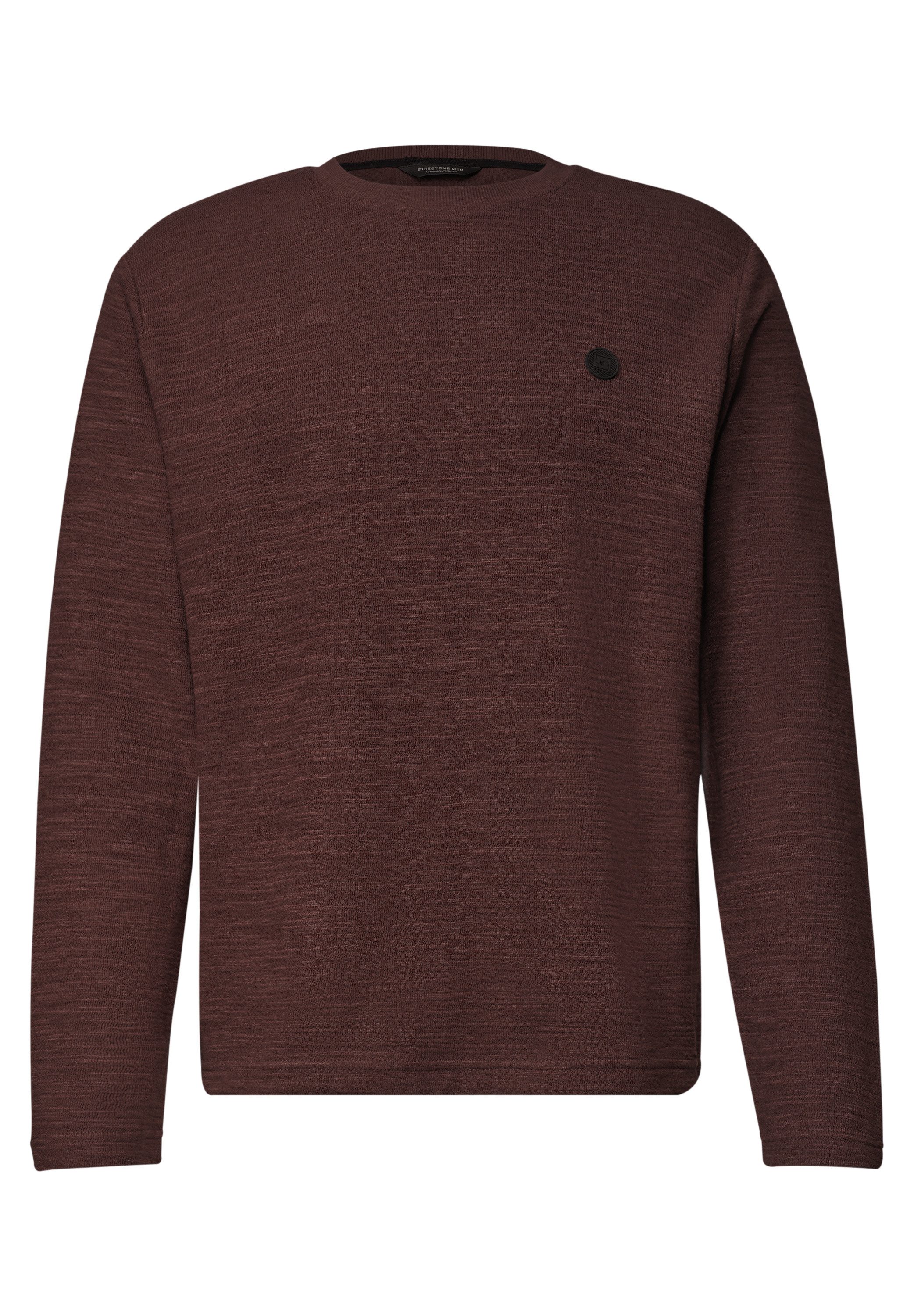 STREET ONE MEN Langarmshirt im soften Baumwoll-Mix – Bild 4 von 5