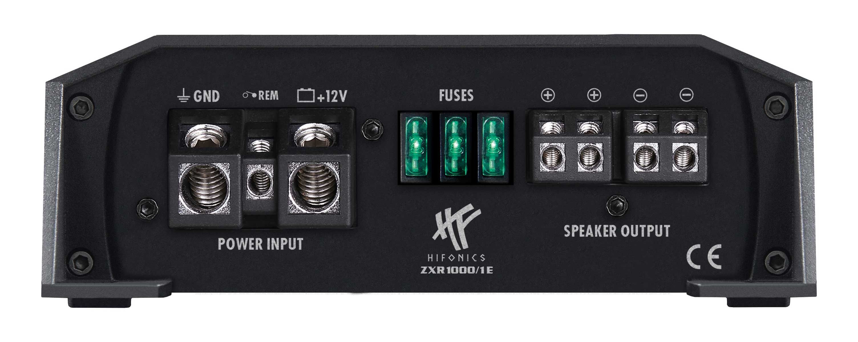 Hifonics ZEUS EXPANSION ZXR 1000/1E 1-Kanal Power Verstärker Mono Class-D Endverstärker (Anzahl Kanäle: 1)