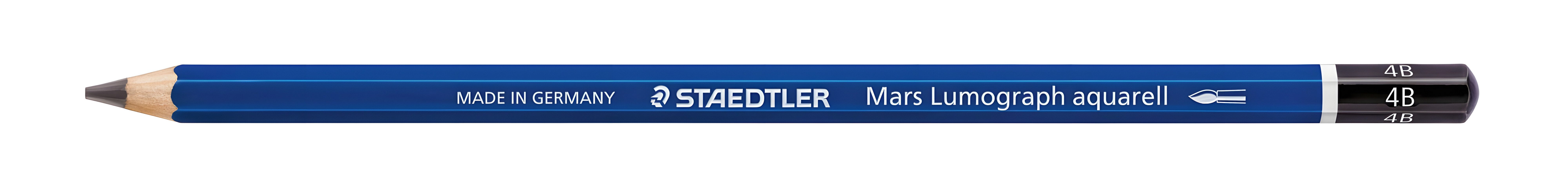STAEDTLER Bleistift Staedtler Bleistift Lumogr. 4B aqua.100% PEFC
