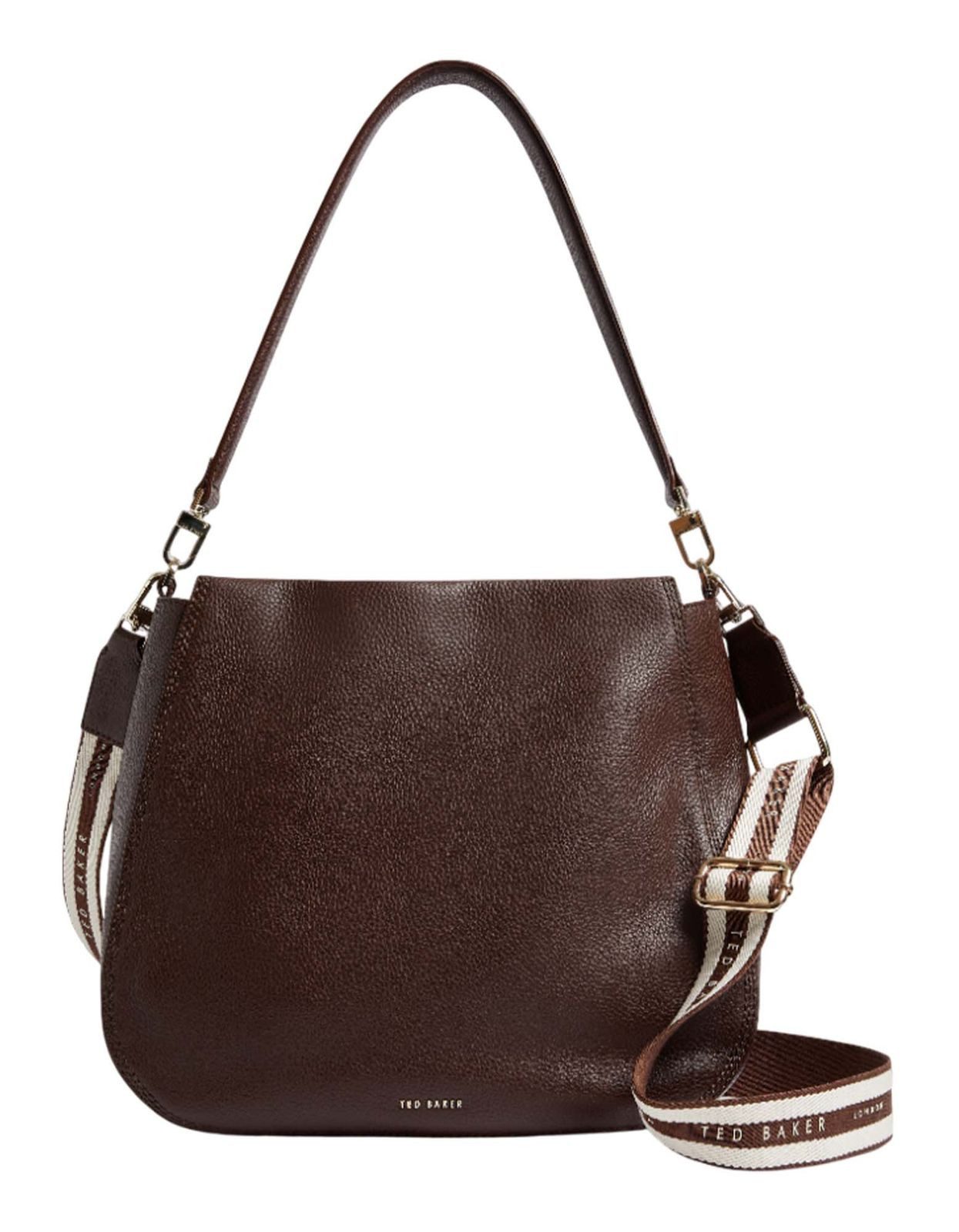 Schultertasche Willda Branded Webbing Leather Hobo Bag
