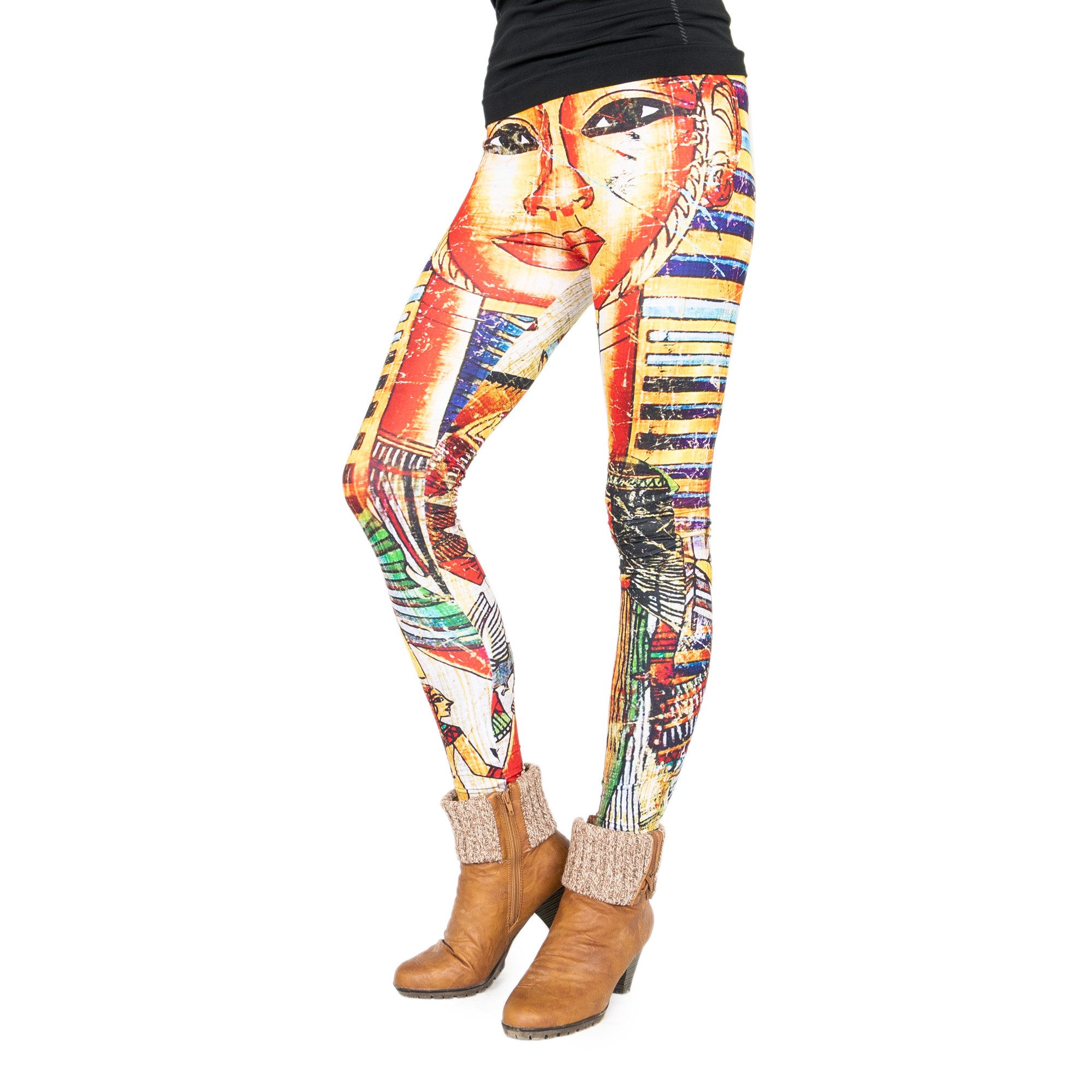 Leggings Motiv-Leggings (Einheitsgröße) - Design Pharao