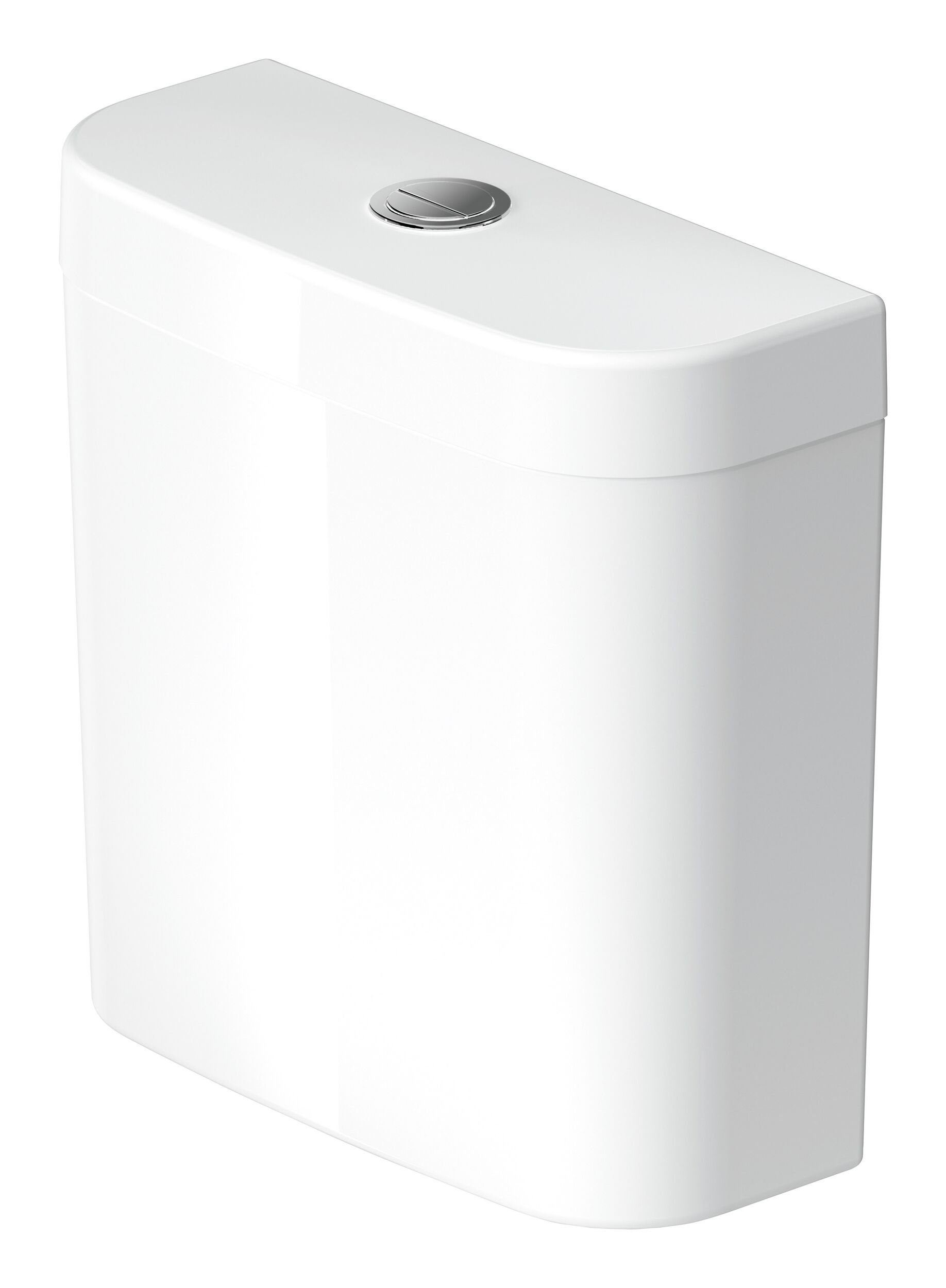 Duravit Spülkasten Happy D.2, Für Anschluss unten links 395 x 160 x 395 mm - Weiß WonderGliss