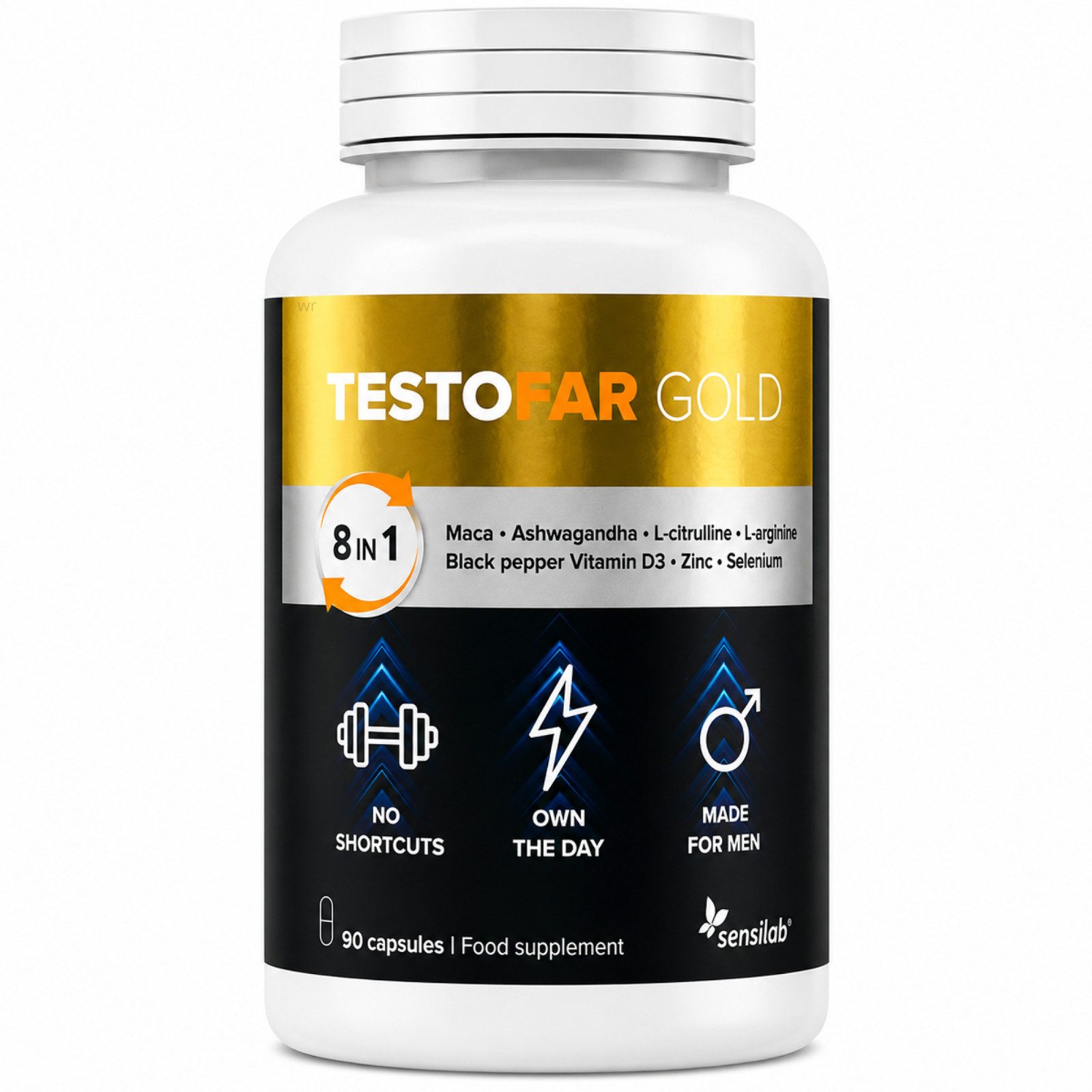 TestoFar Gold TestoFAR Gold Kapseln, 62,6 g, Vegan – GMP-Qualität