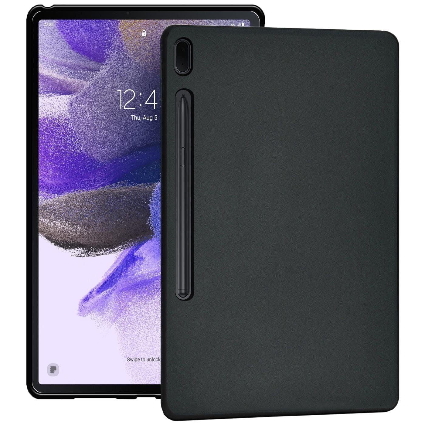 CoolGadget Tablet-Hülle Silikon Case Tablet Hülle Für Samsung Galaxy Tab S7  FE 26,4 cm (10,4 Zoll), Hülle dünne Schutzhülle matt Slim Cover für Samsung  Tab S7 FE