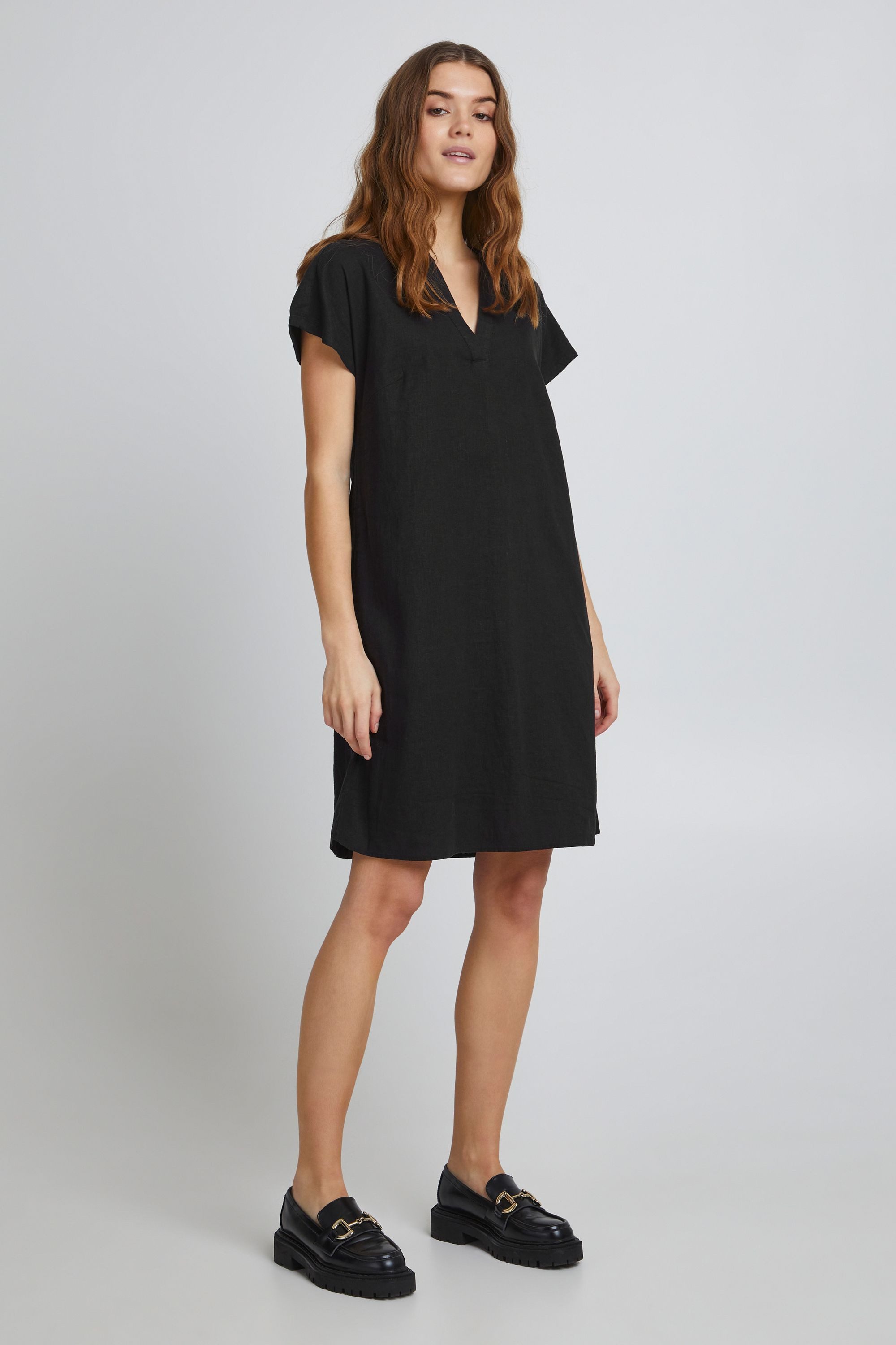 b.young Sommerkleid BYFALAKKA Kleid aus Leinenmix günstig online kaufen