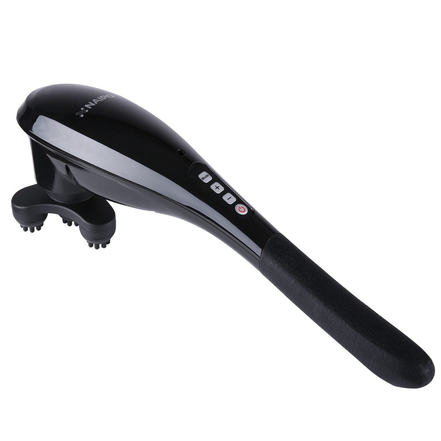 NAIPO Shiatsu-Massagegerät, Kabellos, 4 Aufsätze, für die Ganzkörpermassage