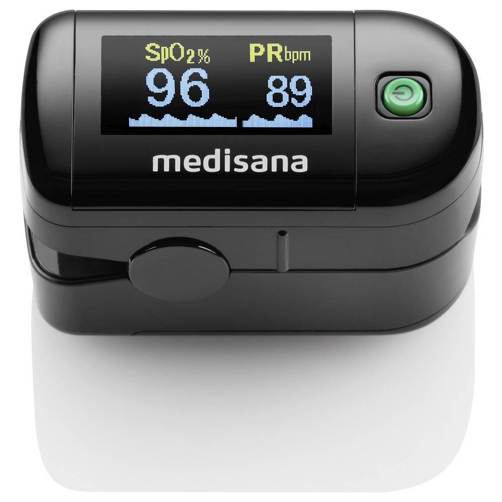 medisana Pulsoximeter PM 100 sw Blutsauerstoff-Messgerät 79454