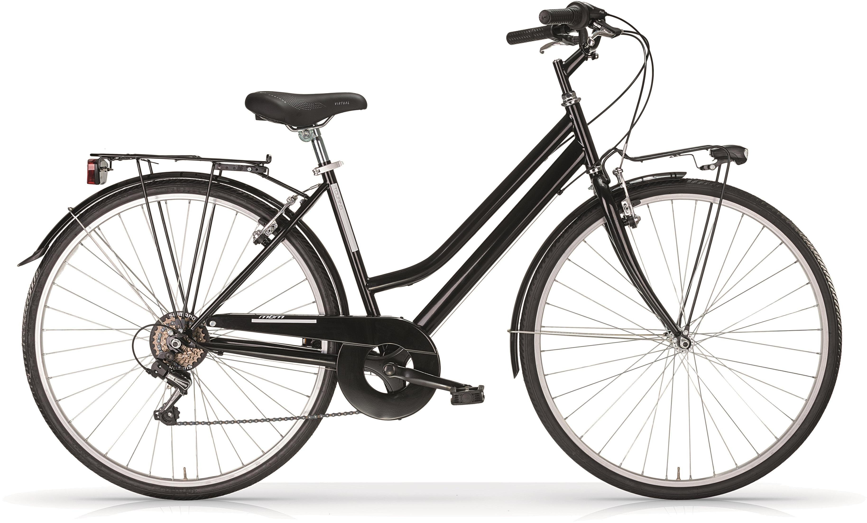 MBM Trekkingrad Touring, 6 Gang Shimano TY 21 Schaltwerk, Kettenschaltung, für Damen, Kettenschaltung