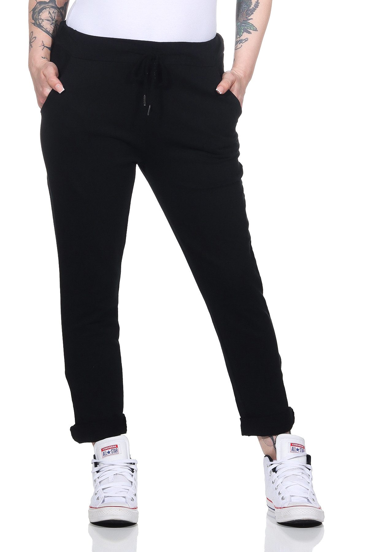 Jogginghose Damen Jogginghose 94 Schwarz