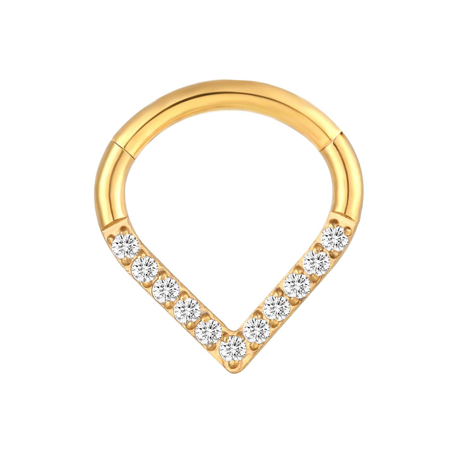 Karisma Schmuck Nasenpiercing Titan Hinged Nasenring günstig online kaufen