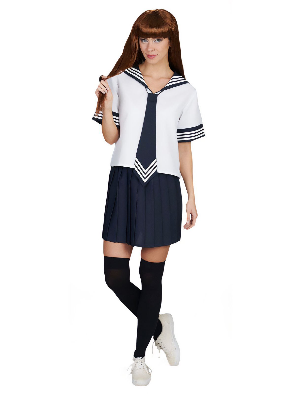 Metamorph Kostüm Anime Sailor Kostüm, Matrosenhemd und Faltenrock im Manga- günstig online kaufen