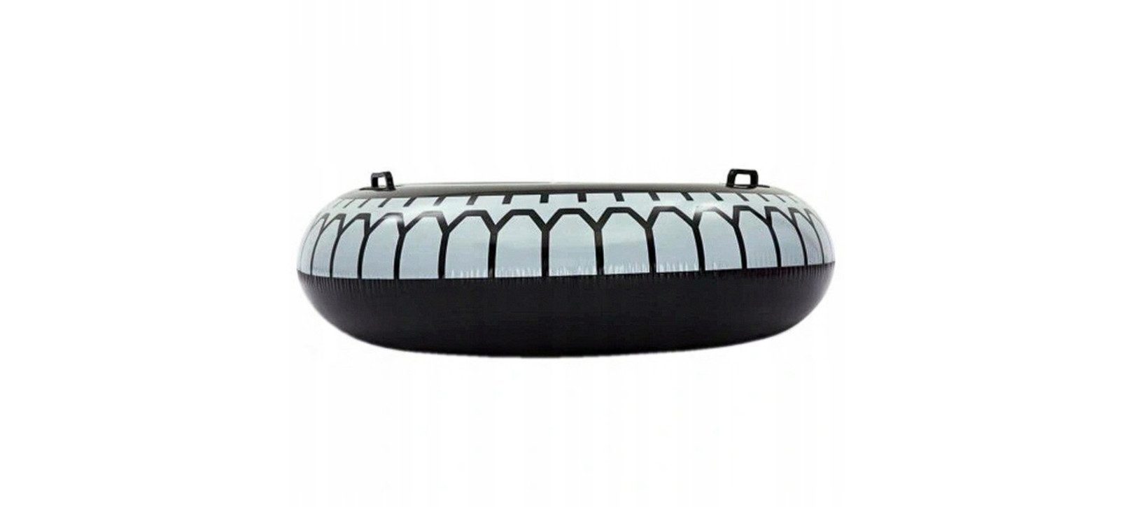Festivalartikel Schwimmhilfe Großes aufblasbares Poolring mit Griffen, Ø90cm, schwarz - Neu (1-tlg)