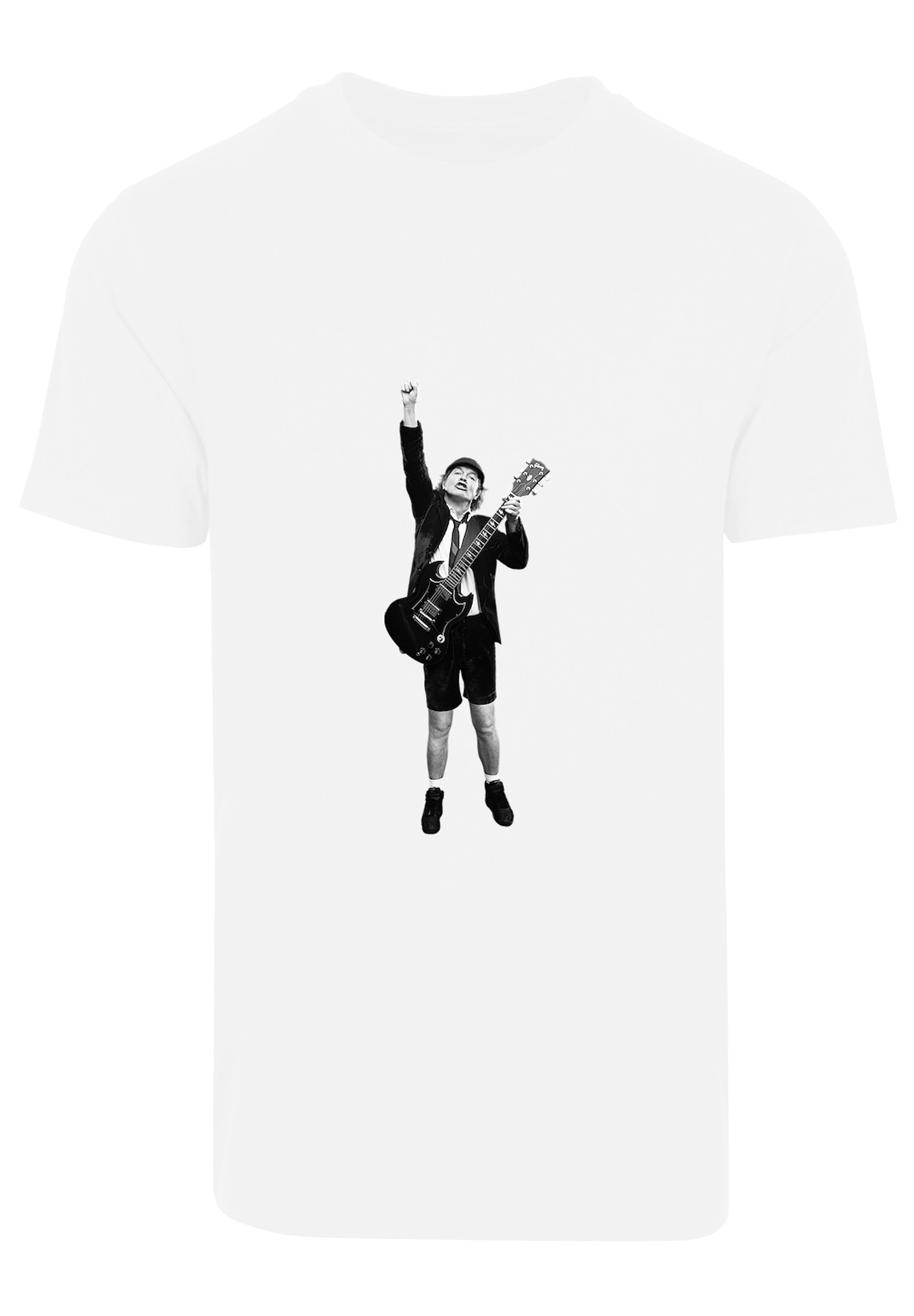 F4NT4STIC T-Shirt ACDC Angus Young Cut Out für Kinder & Herren Print | T-Shirts