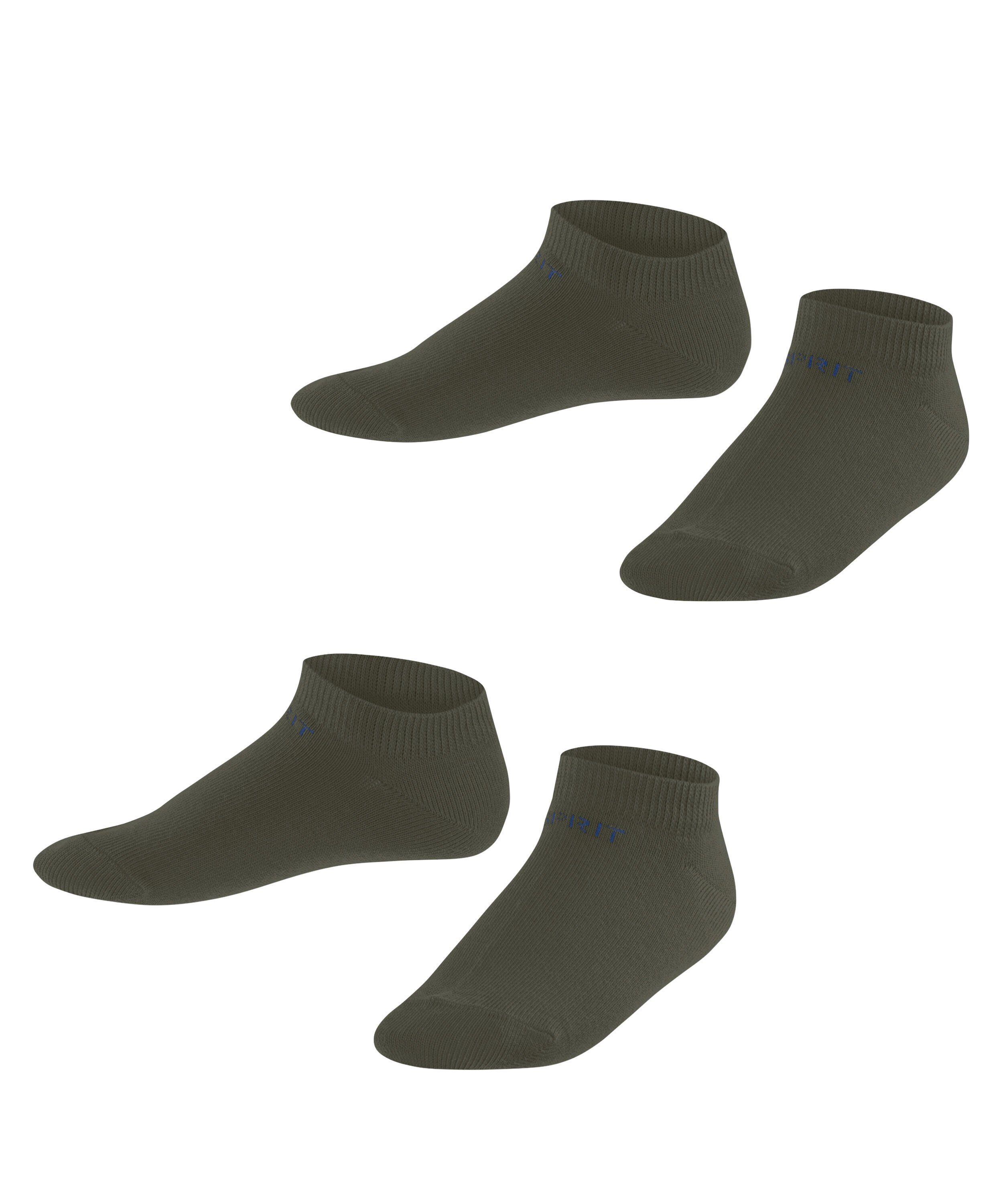 Esprit Sneakersocken Foot Logo 2-Pack (2-Paar) aus weichem Baumwollmix