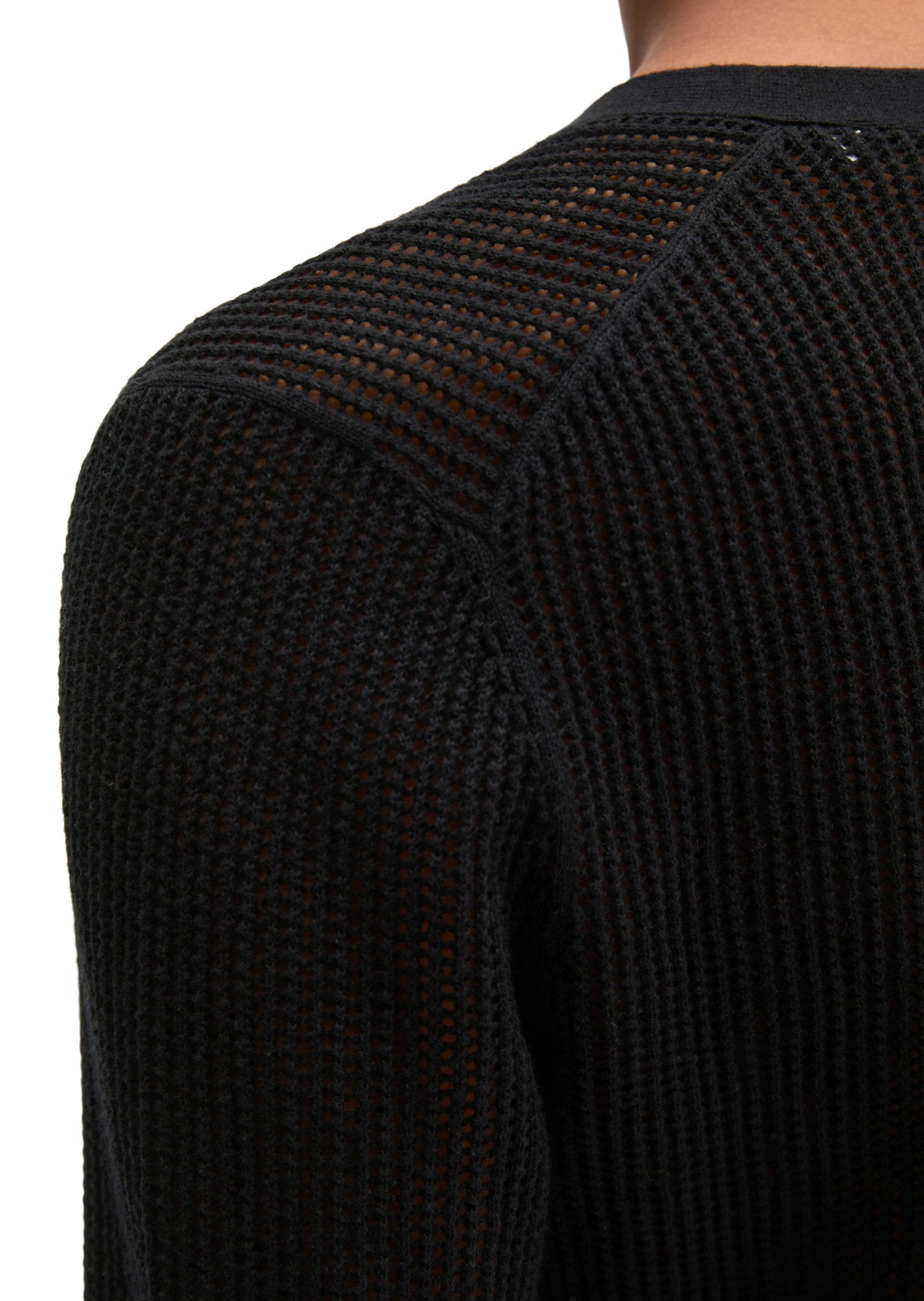 Marc O'Polo Cardigan aus Baumwolle-Leinen-Slub-Garn – Bild 4 von 5