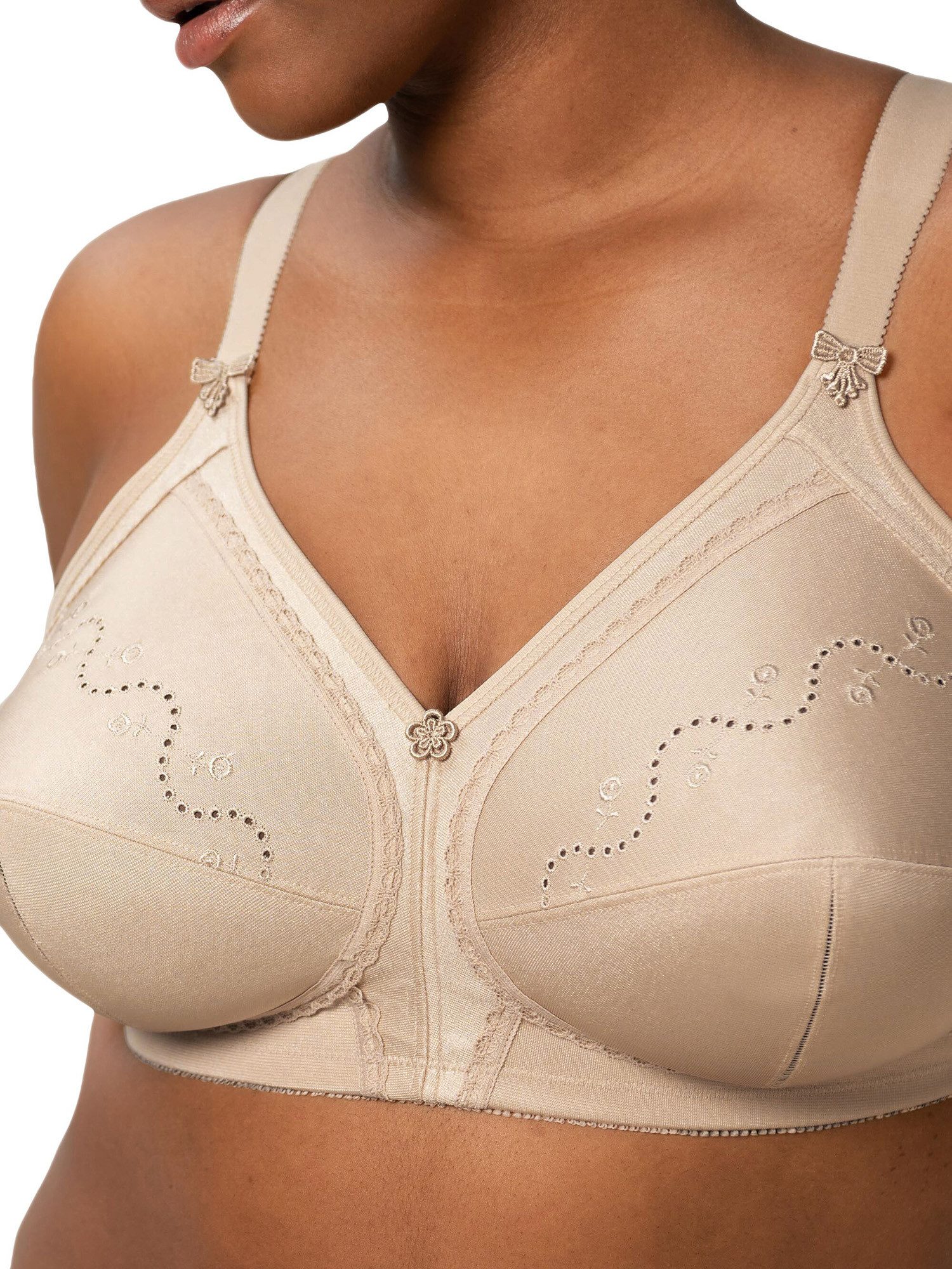 Triumph Bügelloser BH Doreen Cotton (2-tlg) Damen Frauen Mädchen