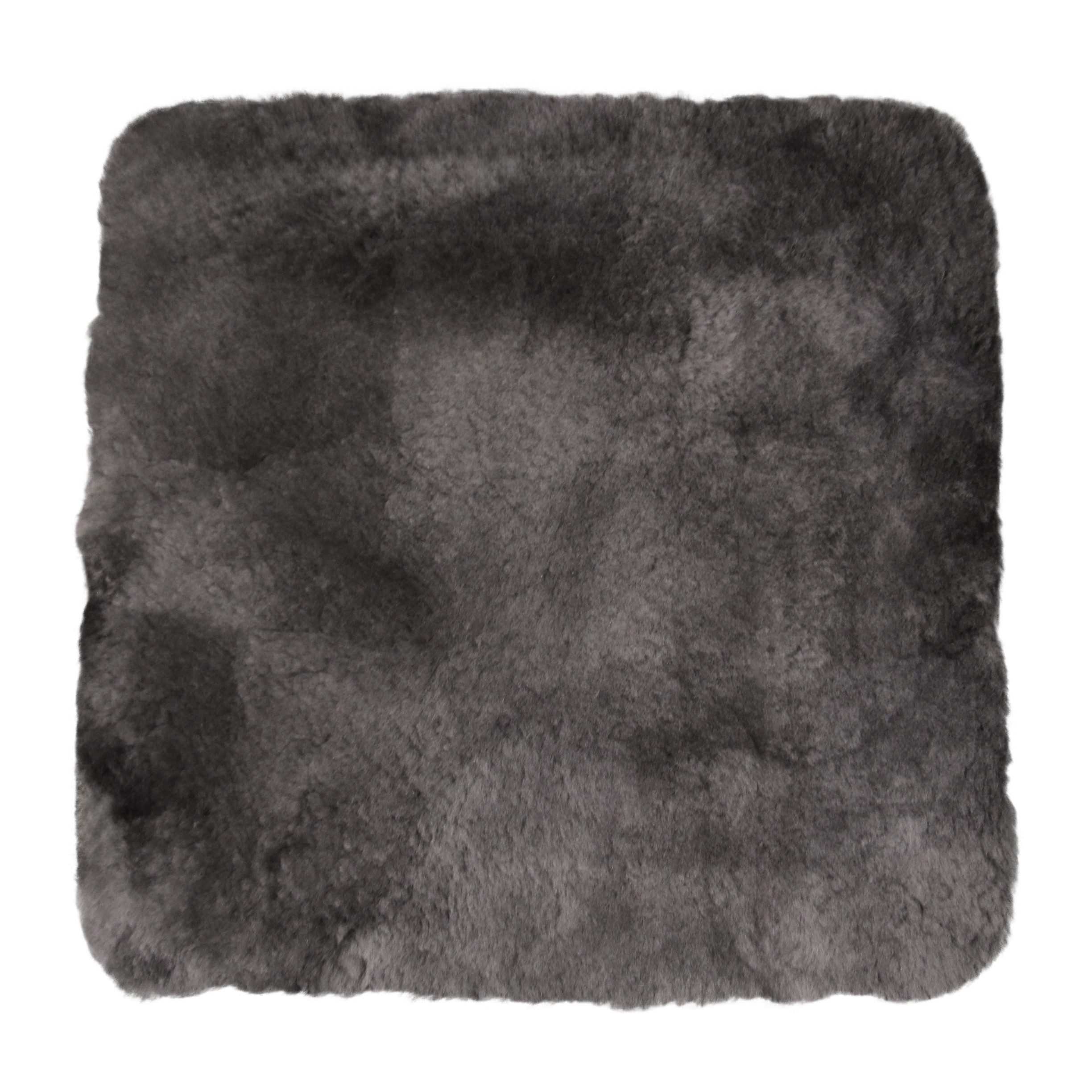 Heitmann Felle Sitzkissen Lammfell Patchwork, Sitzauflage, eckig, 35x35 cm, echtes Lammfell, weich & kuschelig