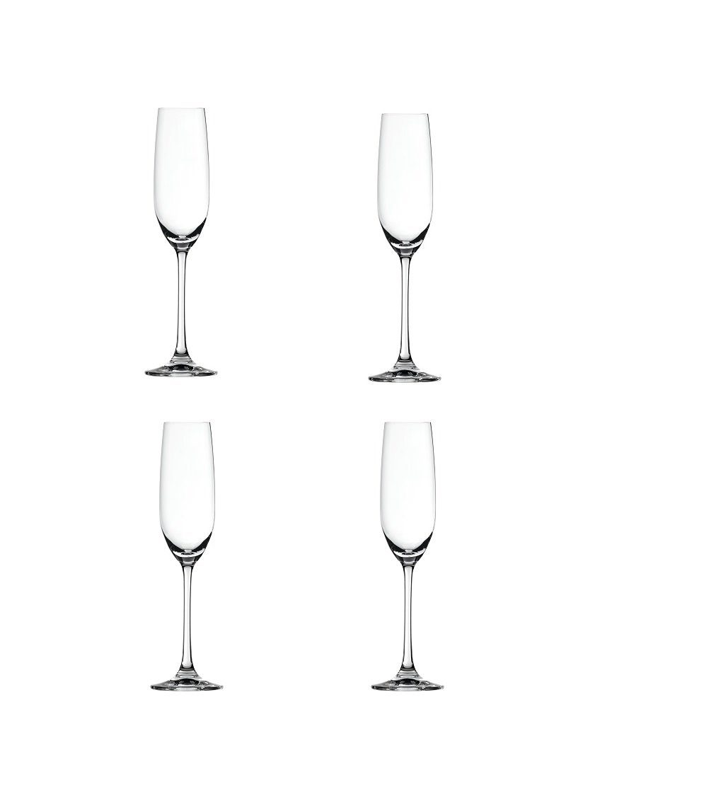 Champagnerglas Spiegelau Salute Glas 4er Sektglas set, SPIEGELAU