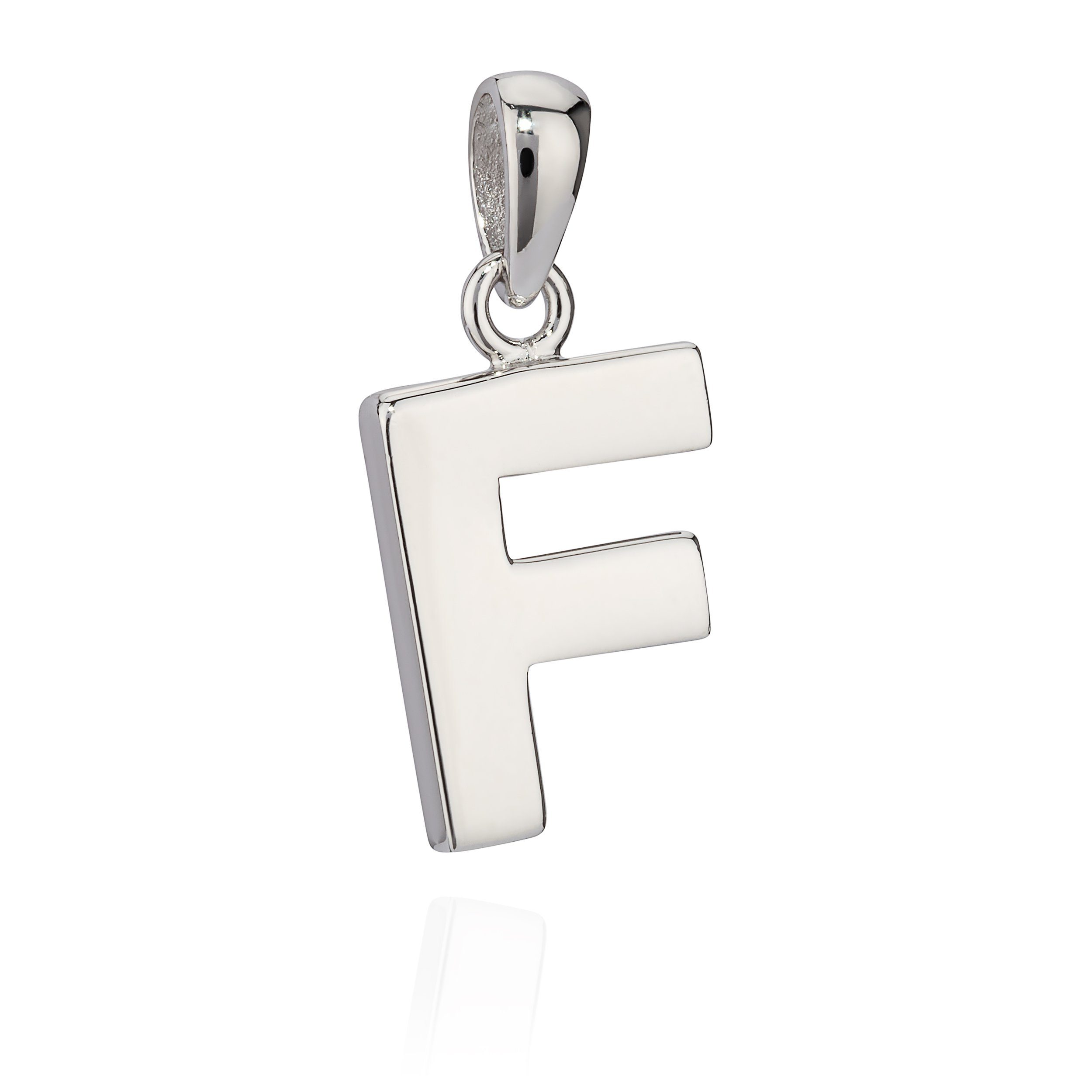 NKlaus Kettenanhänger 13x10mm Kettenanhänger Buchstabe F günstig online kaufen