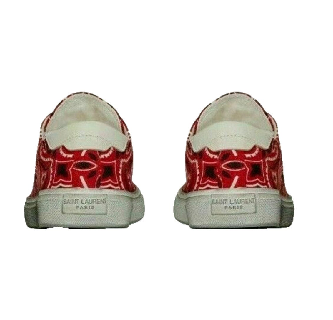 YVES SAINT LAURENT YSL Bedford Bandana Schuhe Sneaker Verkörpern den rebellischen und zugleich eleganten Stil