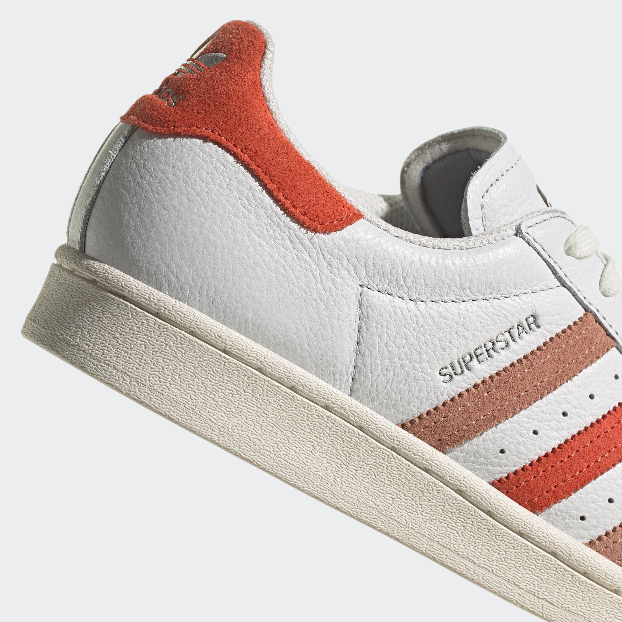 White / Clay Originals adidas SUPERSTAR Sneaker Crystal / Strata Red Preloved