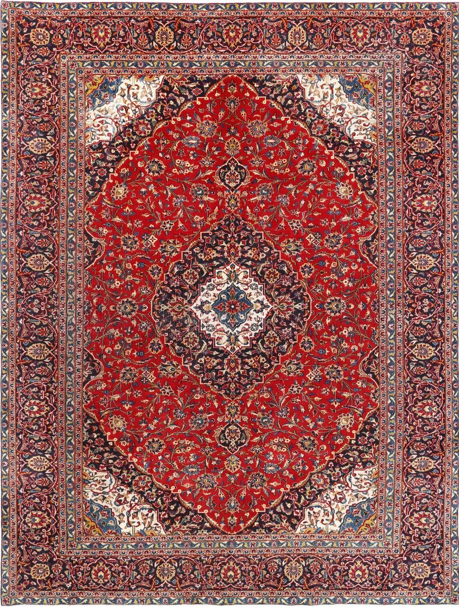 Carpet Avenue Teppich Keshan Patina 433x330, Rechteck, Höhe: 7 mm