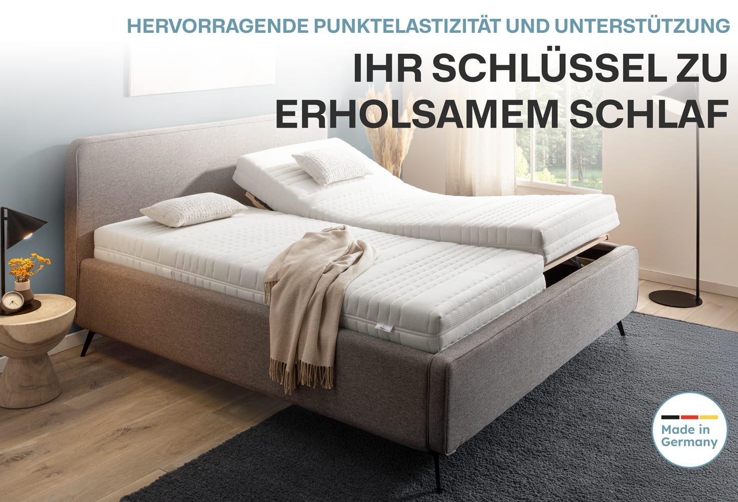 Kaltschaummatratze Kaltschaummatratze Komfort-SAN Härtegrad H4 (RAVENSBERGER Matratzen, 18 cm hoch, Härtegrad H 4 (RG 50) 80x190 cm mit Baumwoll-Doppeltuch-Bezu – Bild 3 von 5