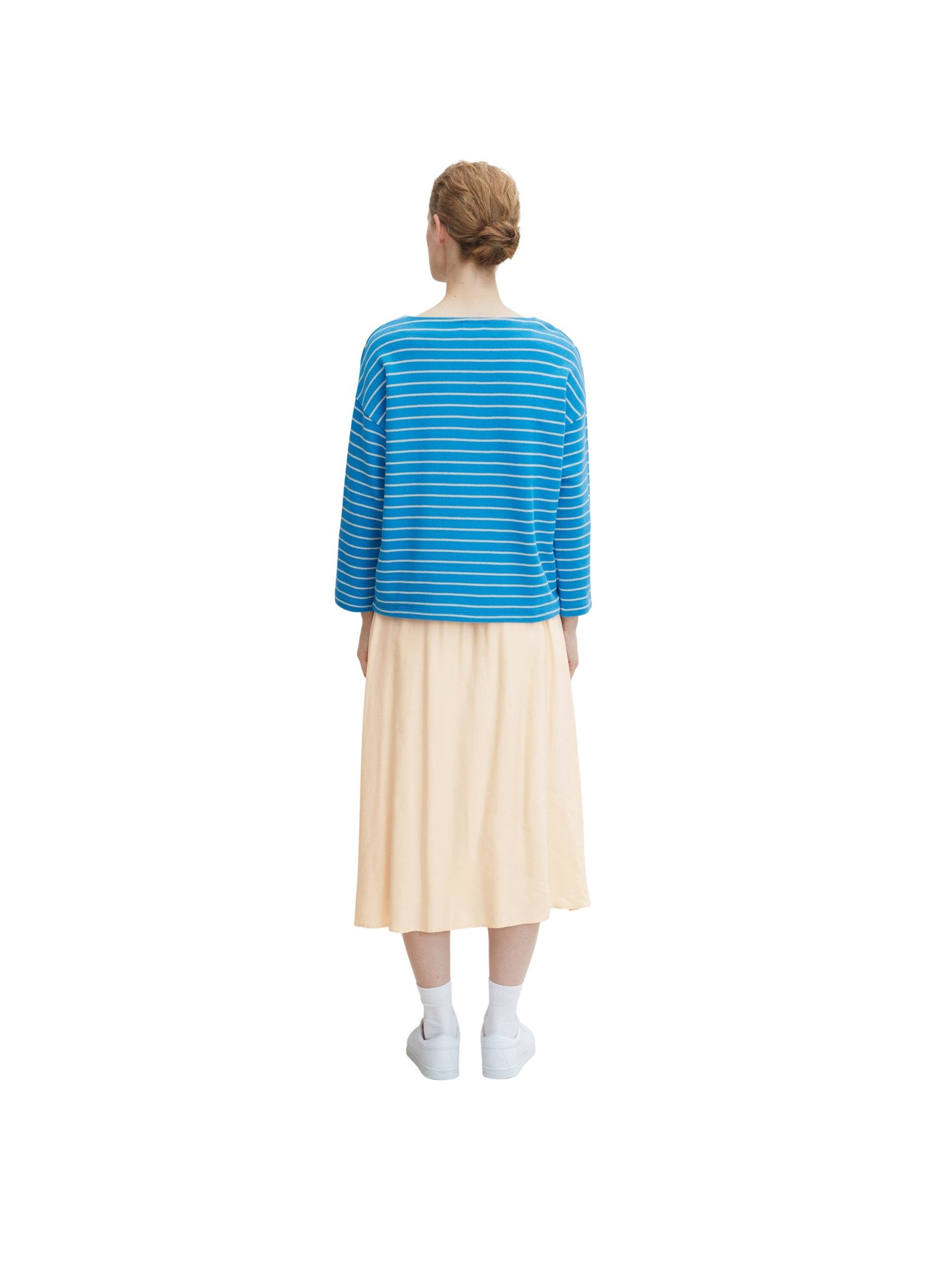 TOM TAILOR Sweatshirt Striped Sweatshirt