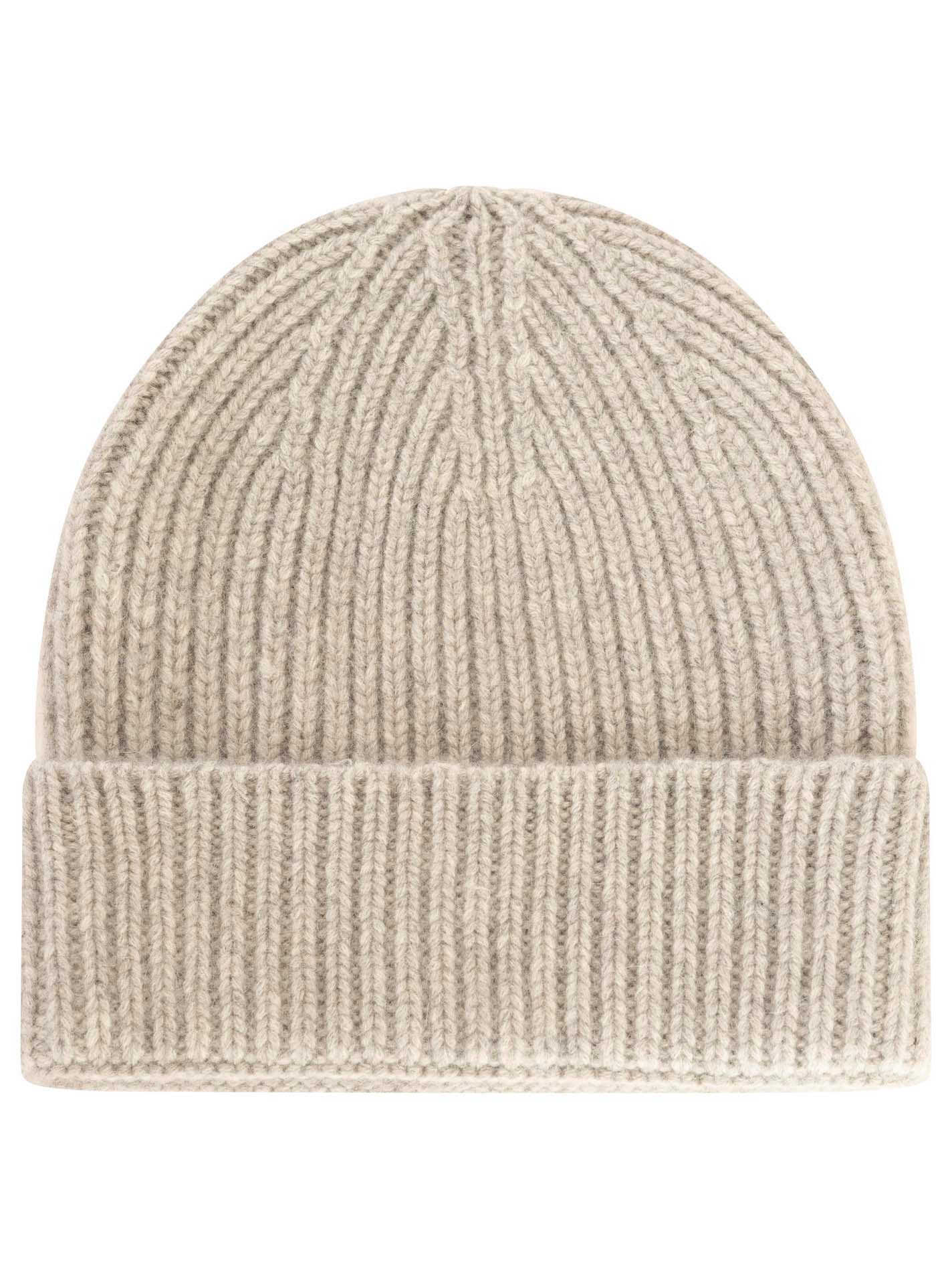Zwillingsherz Beanie 100% Cashmere Grobstrickmütze "Chunky"