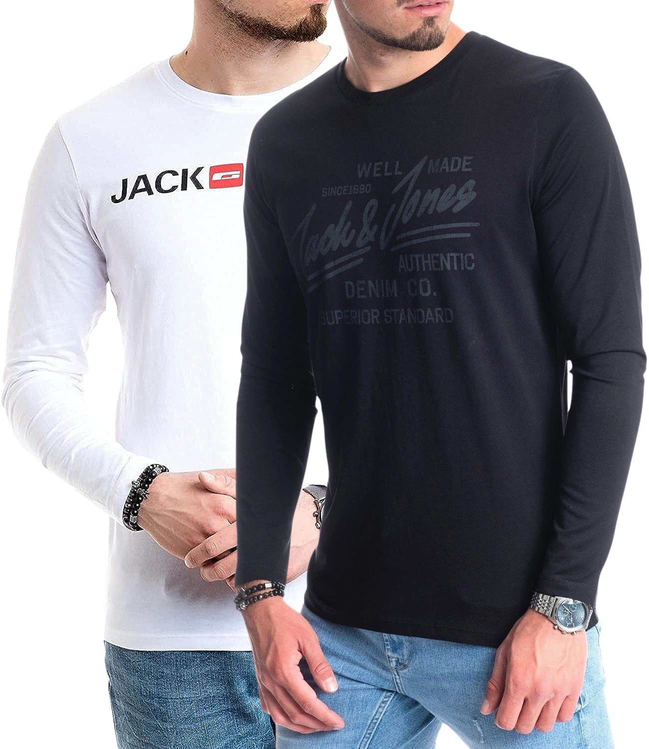 Jack & Jones Langarmshirt (Spar-Set, 2er-Pack) günstig online kaufen