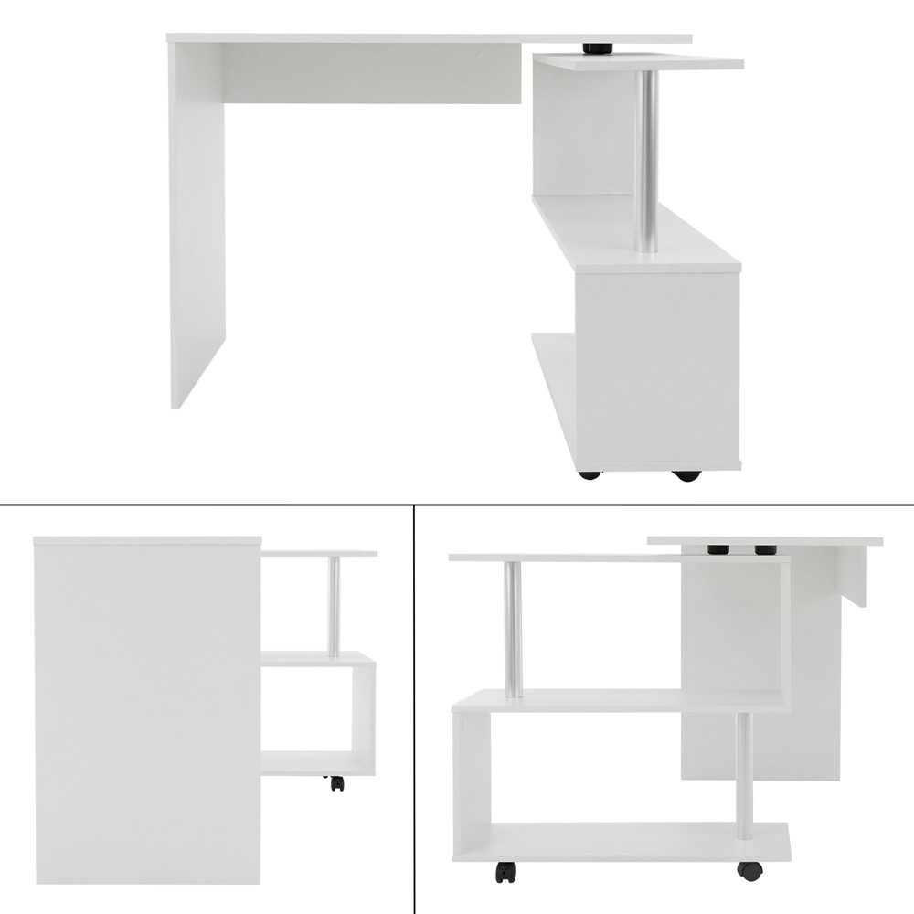 ML-DESIGN Schreibtisch Eckschreibtisch drehbar 90° mit günstig online kaufen