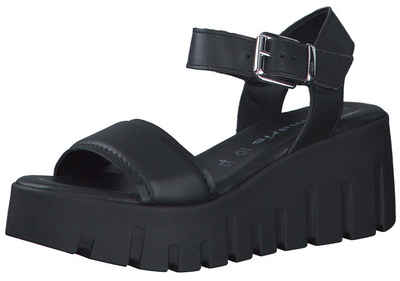 Tamaris 1-28712-42 003 Black Leather Sandale