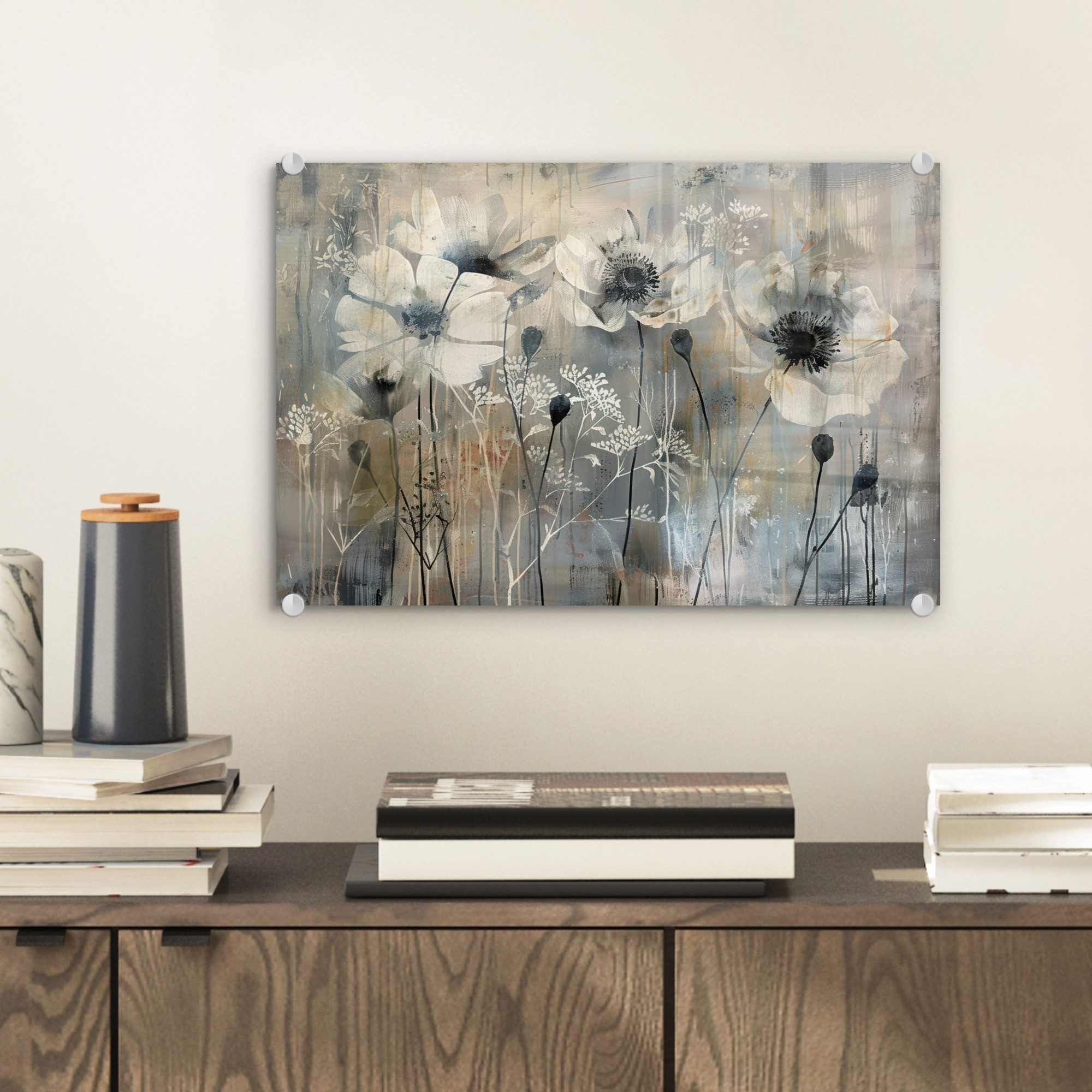 MuchoWow Acrylglasbild Blumen - Pflanzen - günstig online kaufen