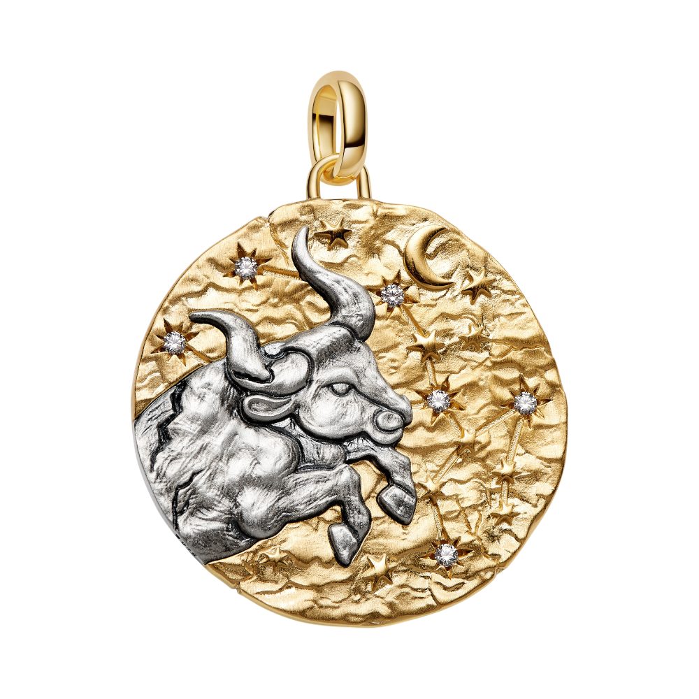 Pandora Charm Sternzeichen 764998C01, Sternzeichen, Stier, Bicolor, Zirkonia