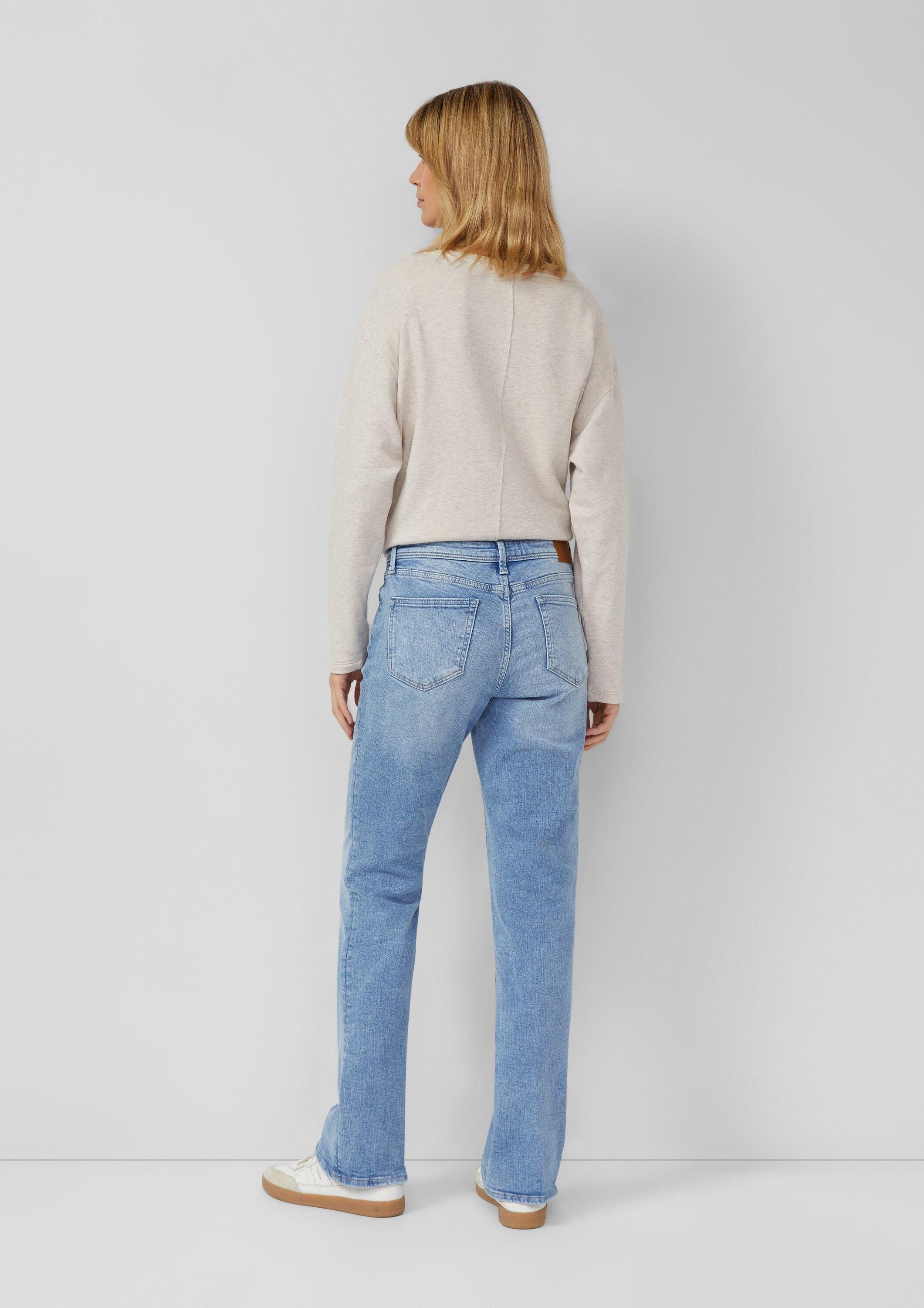 s.Oliver Bootcut-Jeans Jeans-Hose BEVERLY Jeans Beverly / Slim Fit / Mid Rise / Bootcut Leg