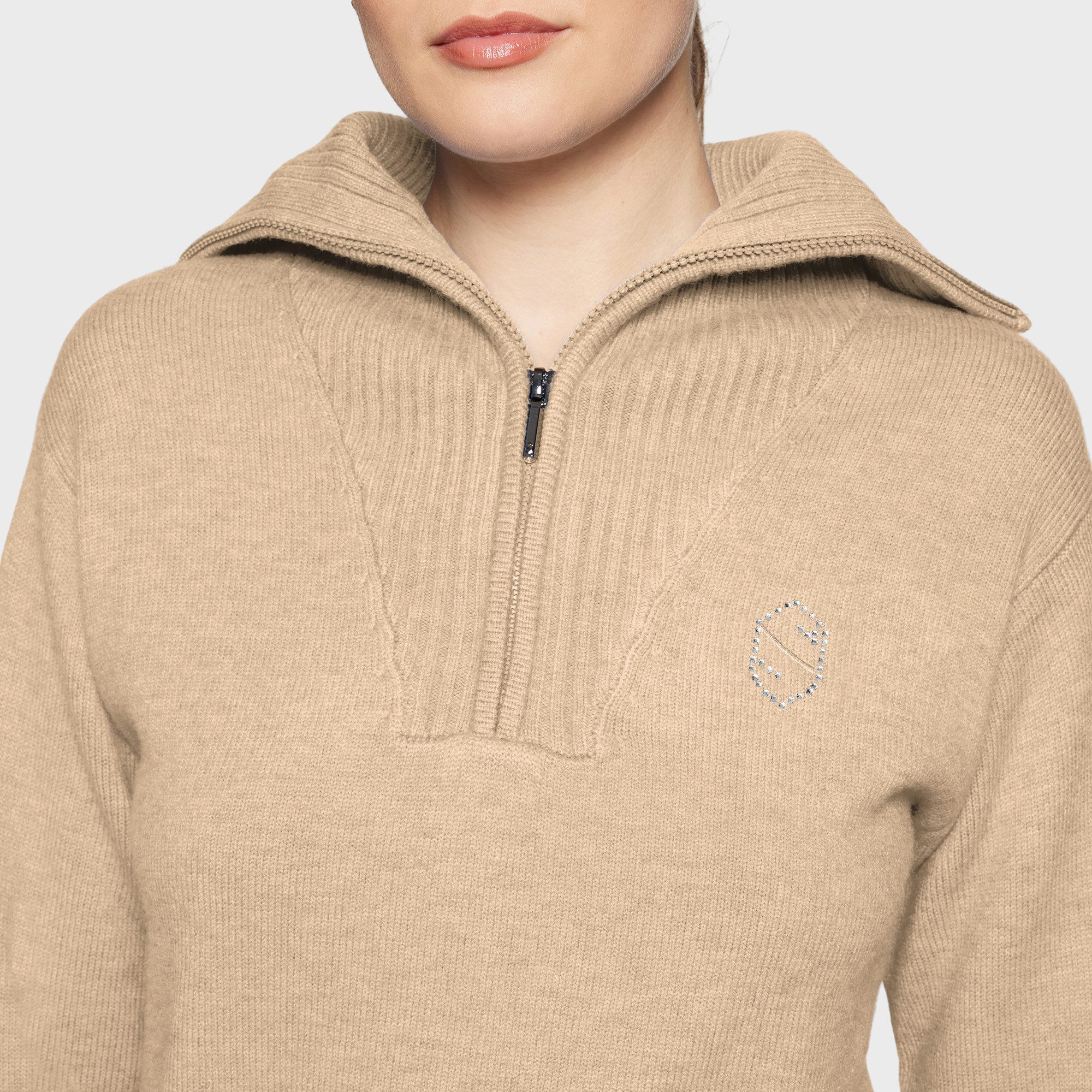 Samshield Longsweatshirt Pullover Damen Suzanne in vanilla