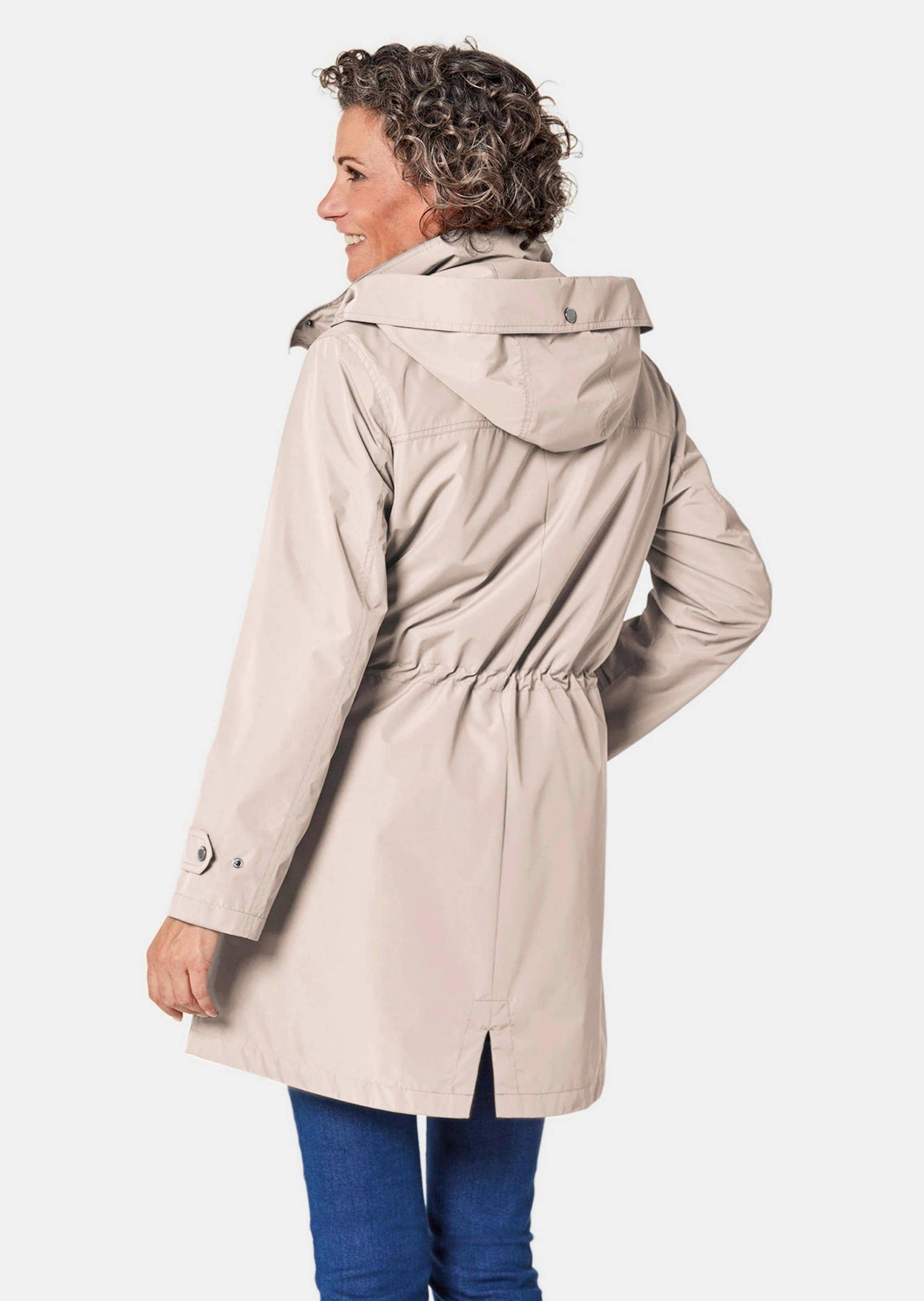 GOLDNER Funktionsjacke Kapuzenjacke mit 3-in-1-Funktion Windbreaker mit integrierter Steppweste, Stehkragen und Langarm
